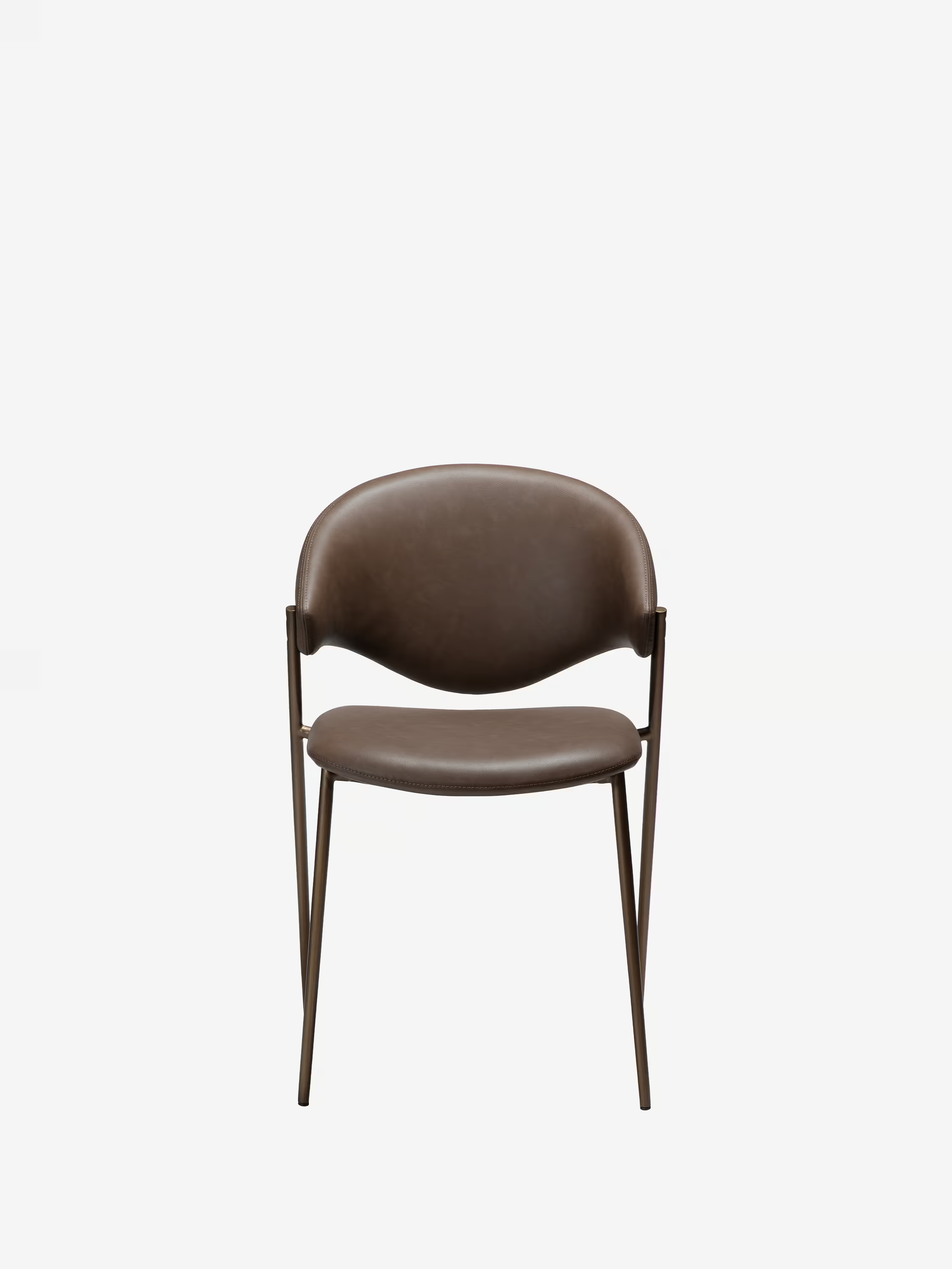 Zone Stuhl aus Kunstleder und Metallgestell - Skandinavische Eleganz und zeitgemäßer Komfort