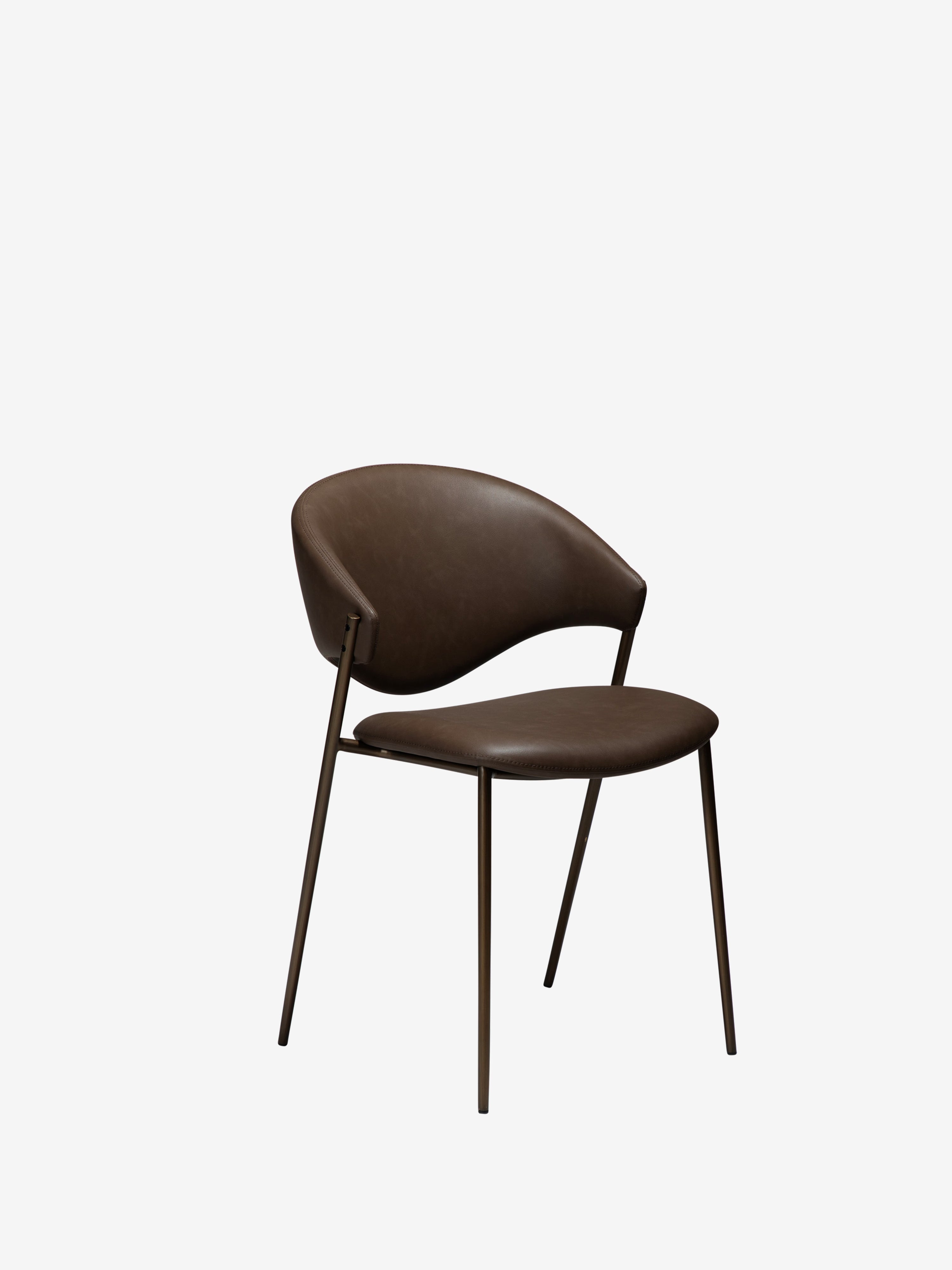 Zone Stuhl aus Kunstleder und Metallgestell - Skandinavische Eleganz und zeitgemäßer Komfort