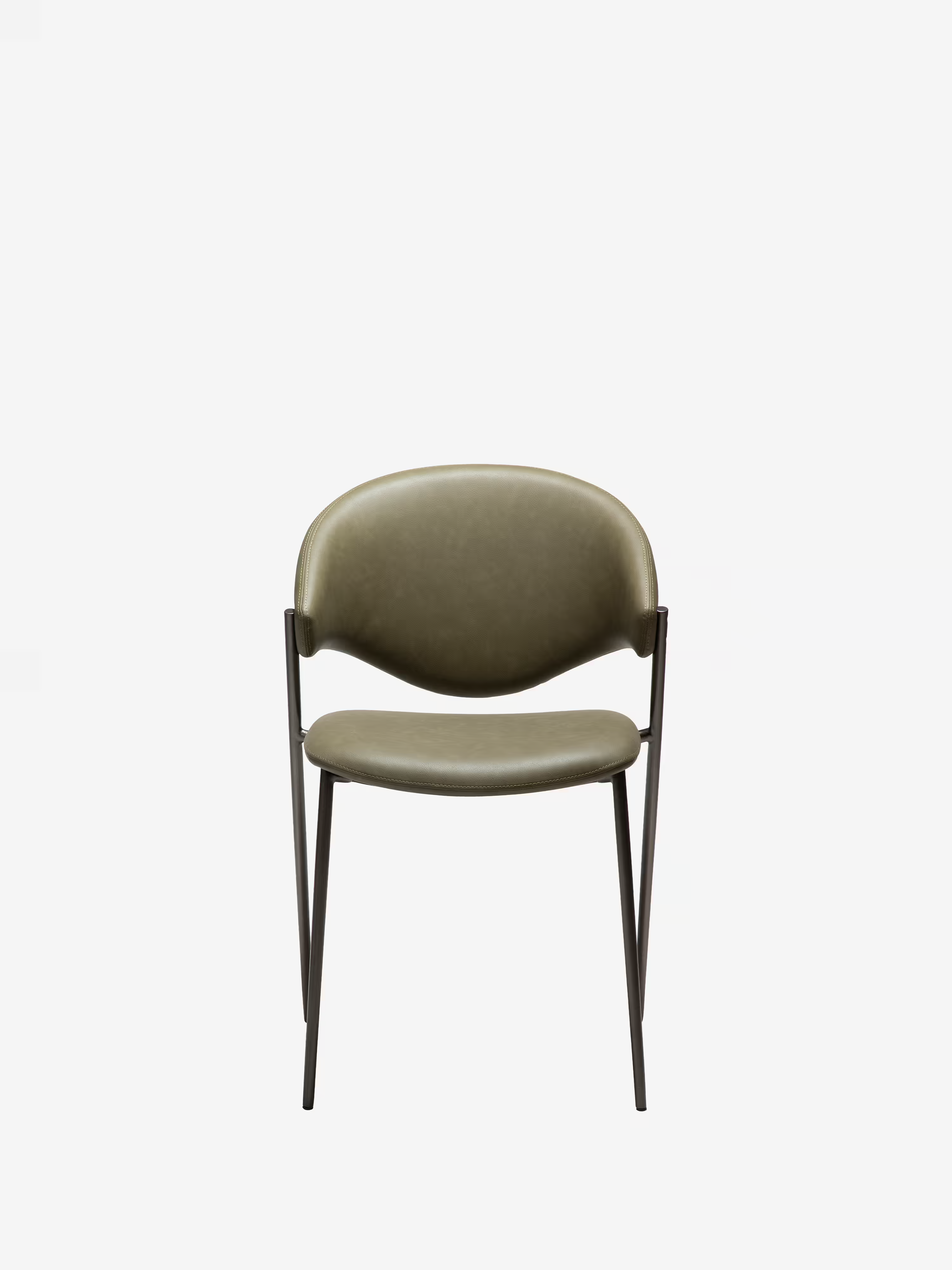 Zone Stuhl aus Kunstleder und Metallgestell - Skandinavische Eleganz und zeitgemäßer Komfort