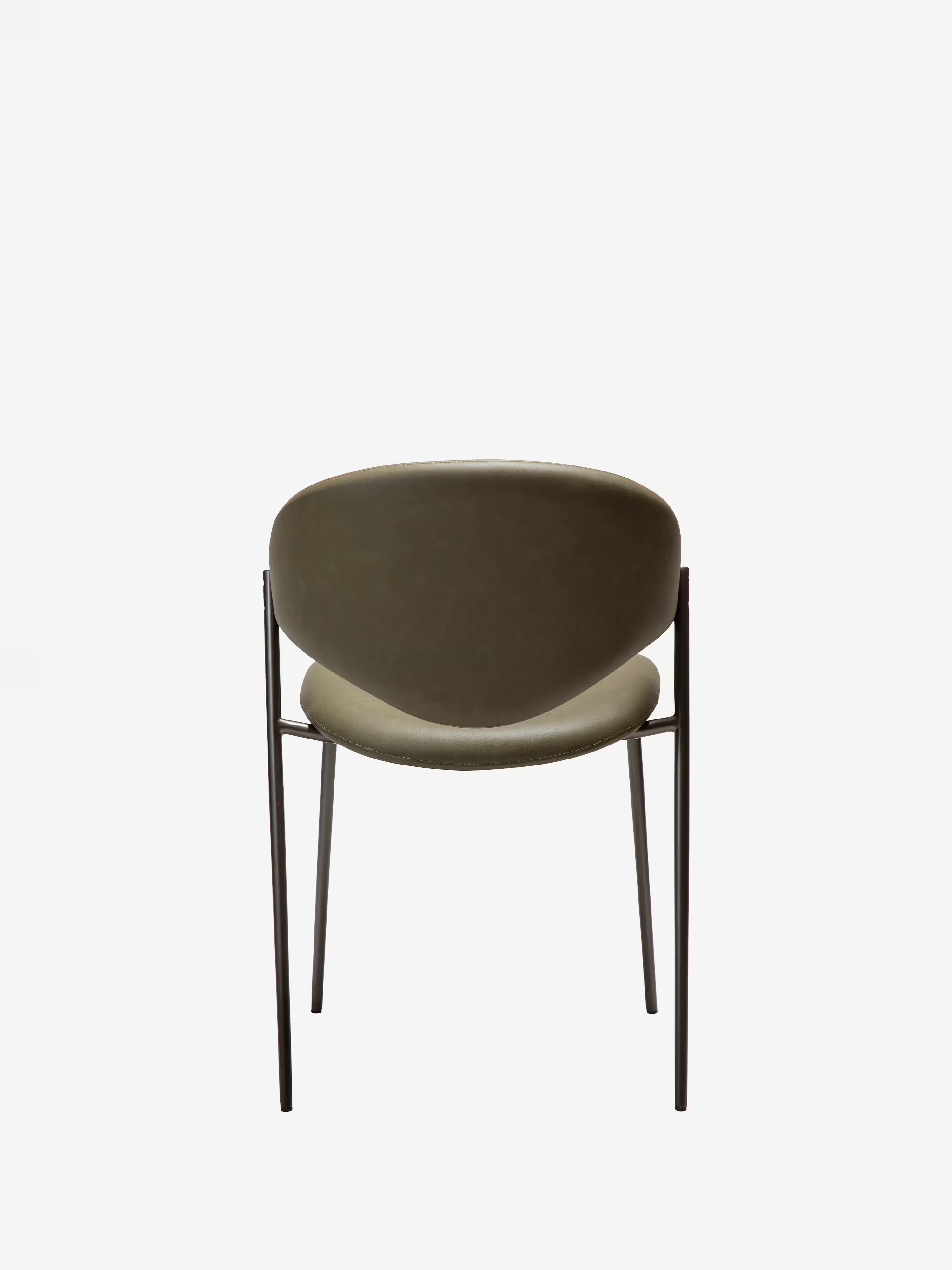 Zone Stuhl aus Kunstleder und Metallgestell - Skandinavische Eleganz und zeitgemäßer Komfort