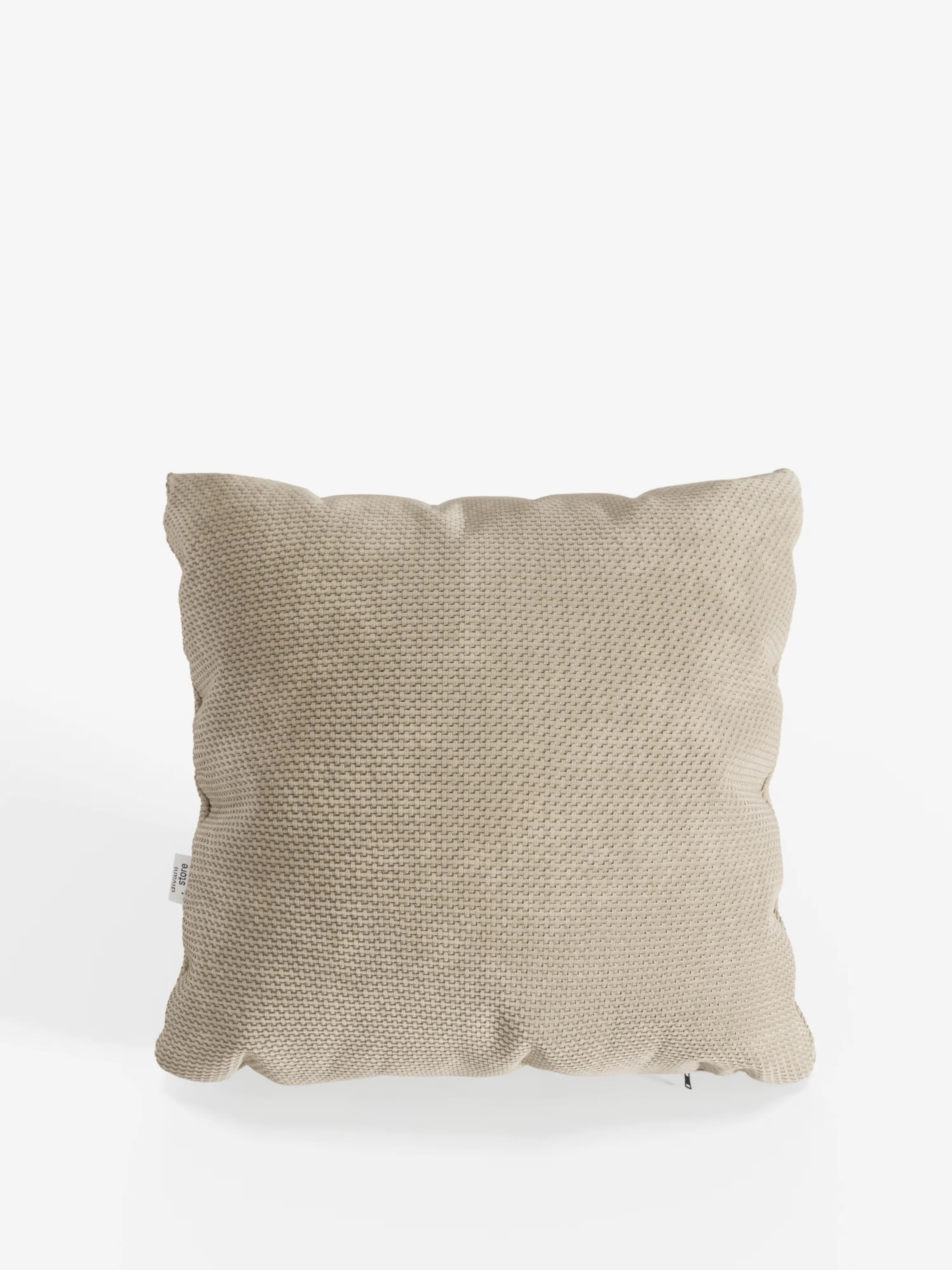 Aston Decorative square padded cushion 45x45 in water-repellent chenille fabric