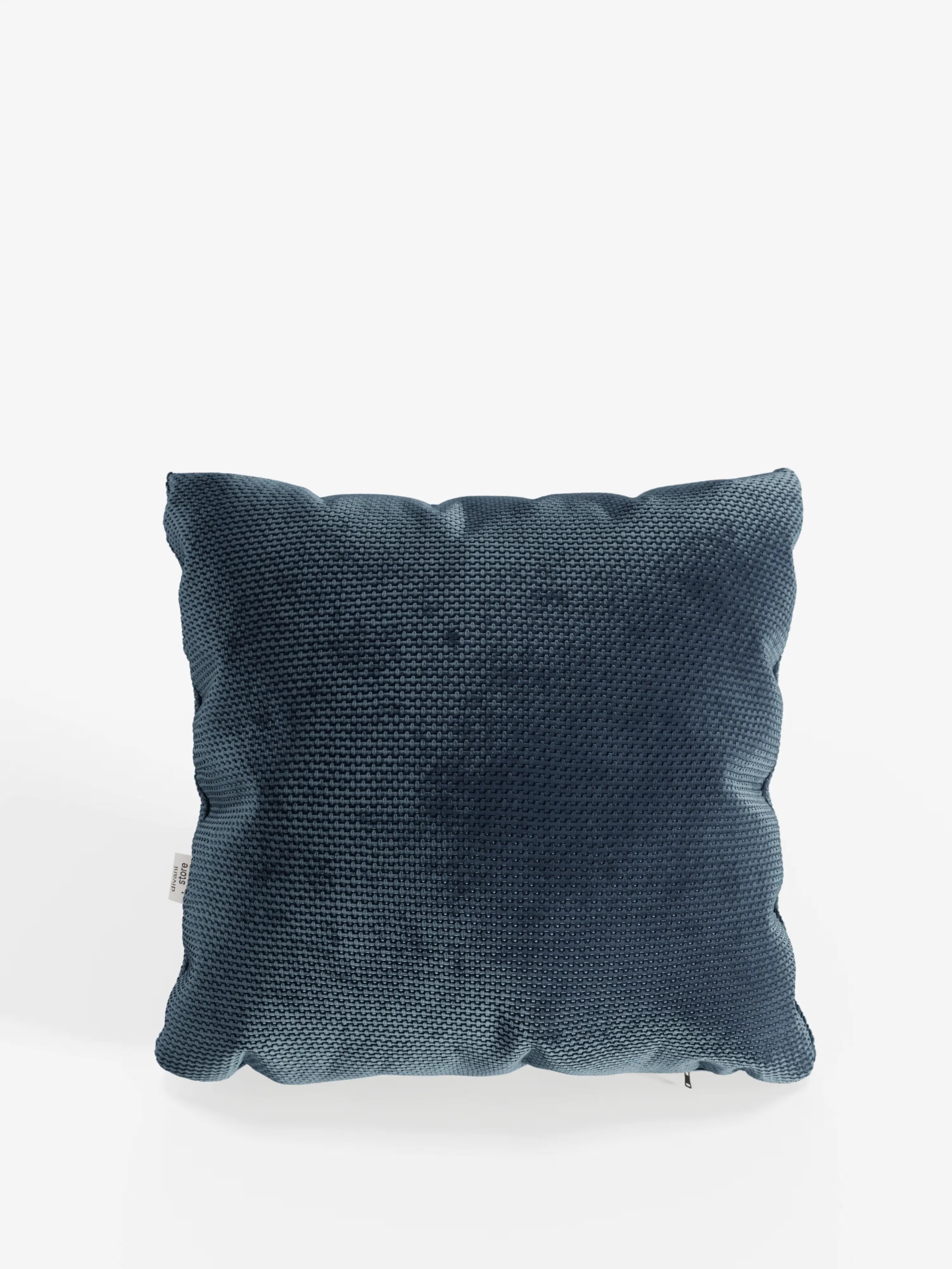 Aston Decorative square padded cushion 45x45 in water-repellent chenille fabric