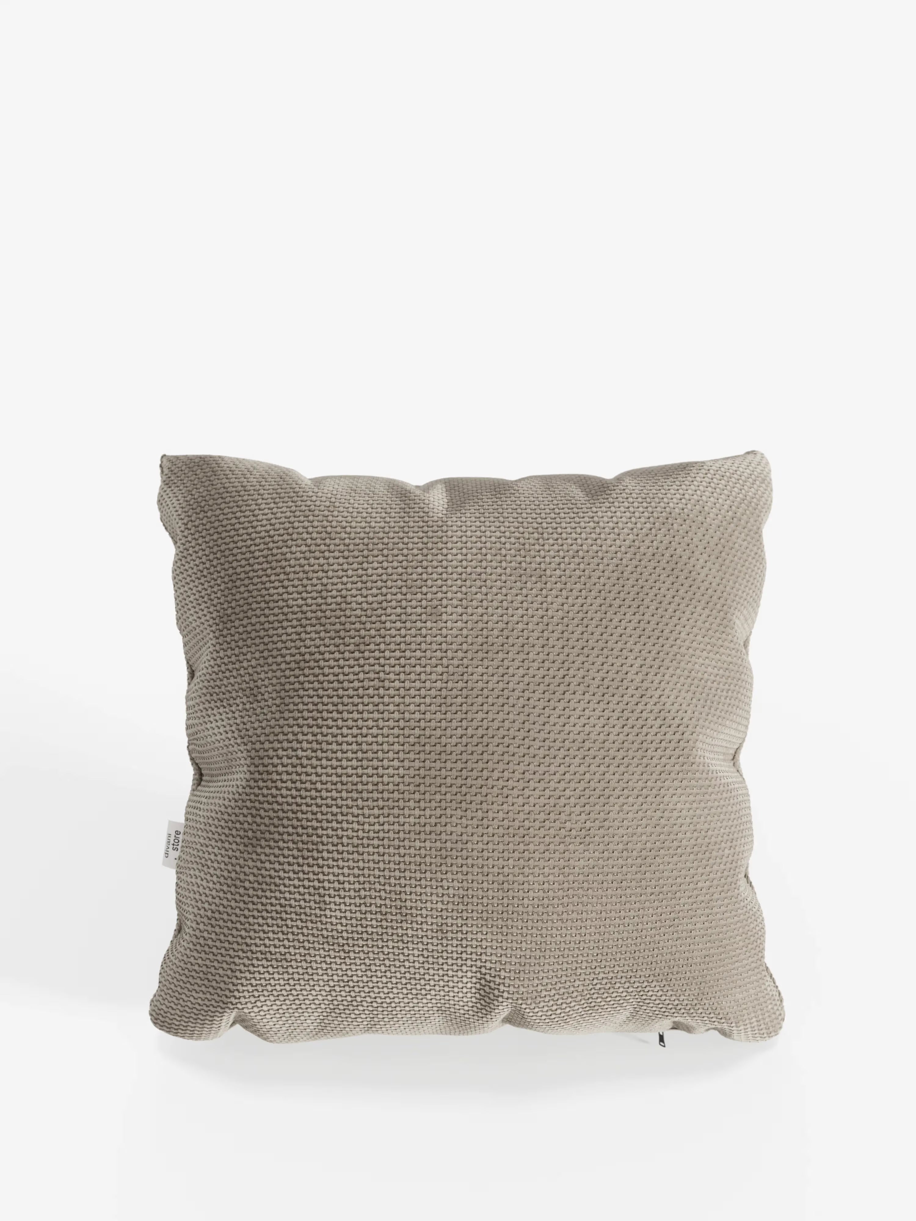 Aston Decorative square padded cushion 45x45 in water-repellent chenille fabric