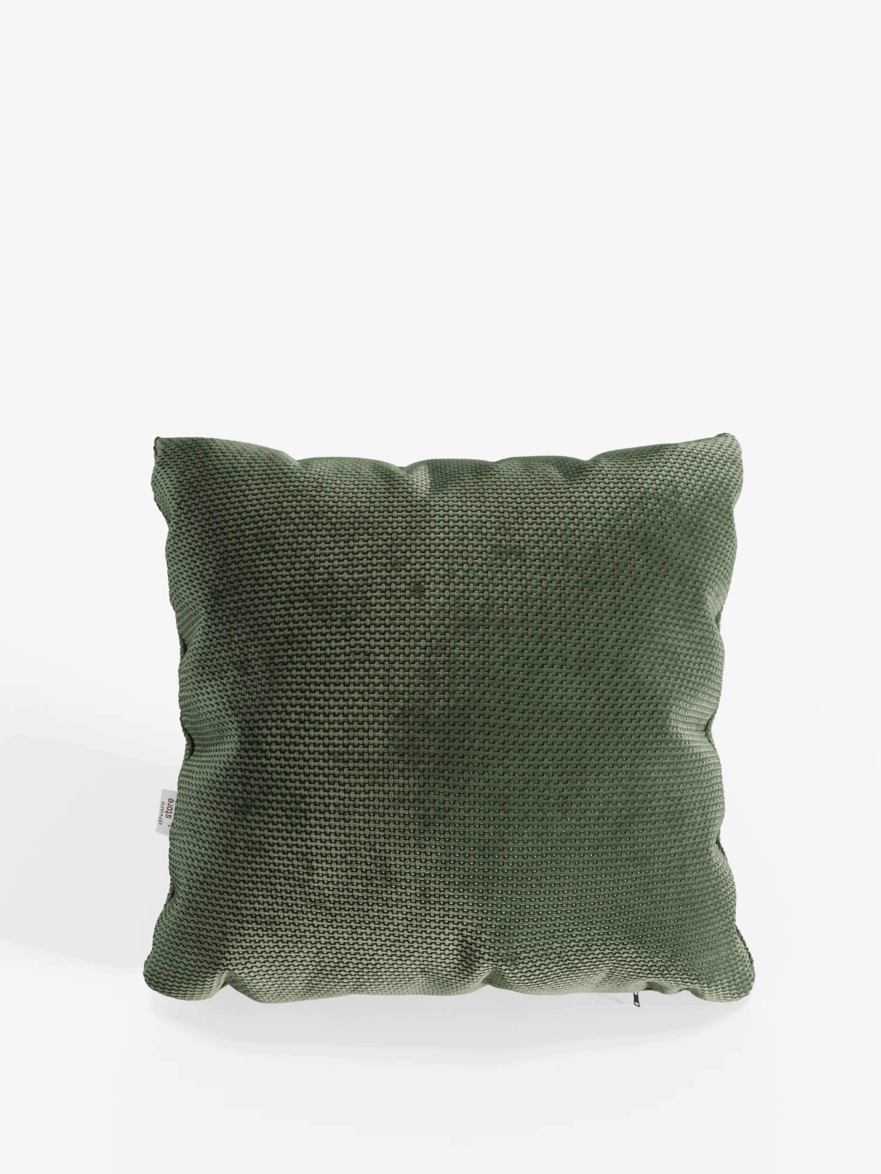 Aston Decorative square padded cushion 45x45 in water-repellent chenille fabric