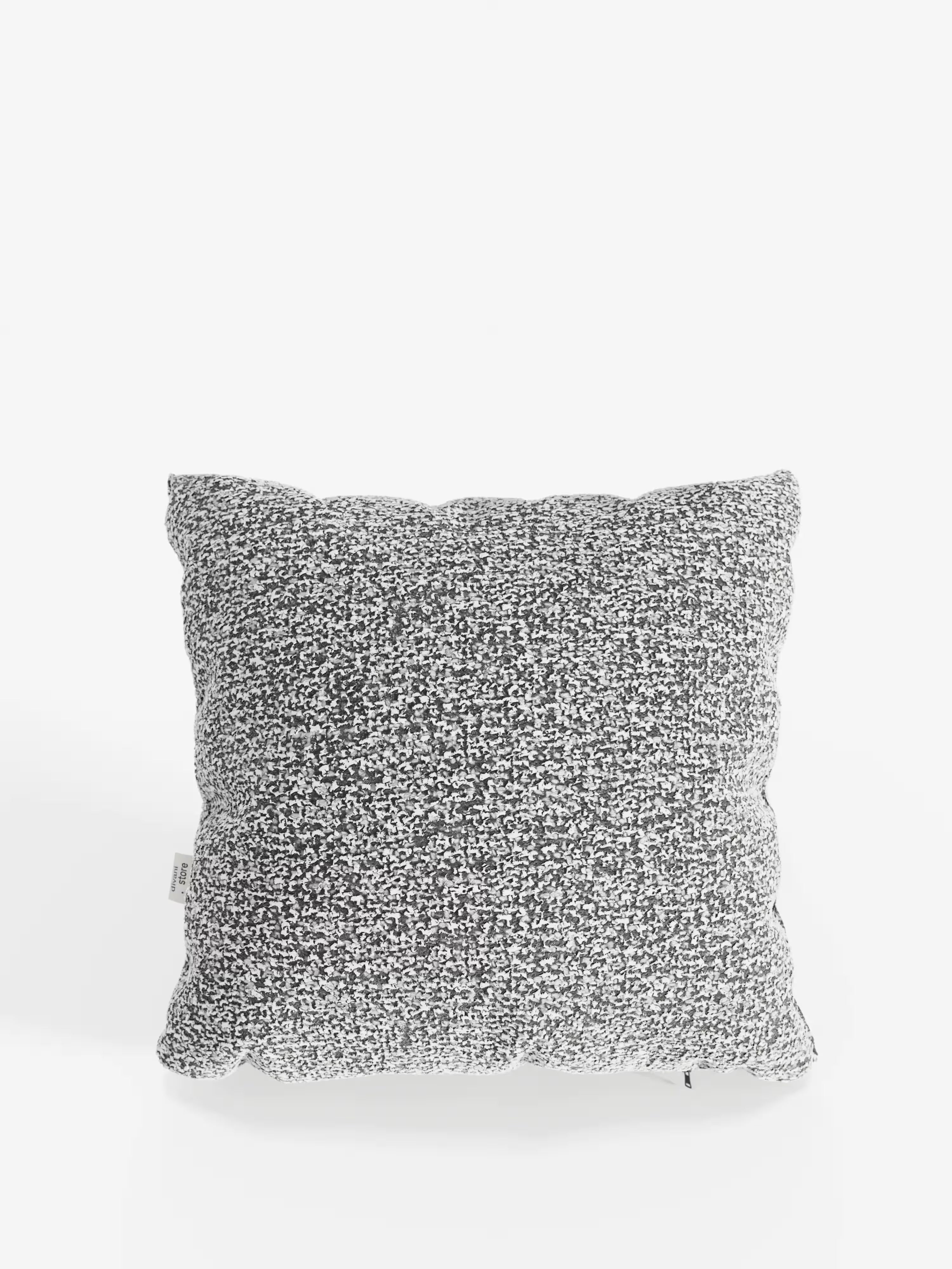 Magnolia Cuscino imbottito decorativo quadrato 45x45 in Bouclé Mélange Elegante e Materico