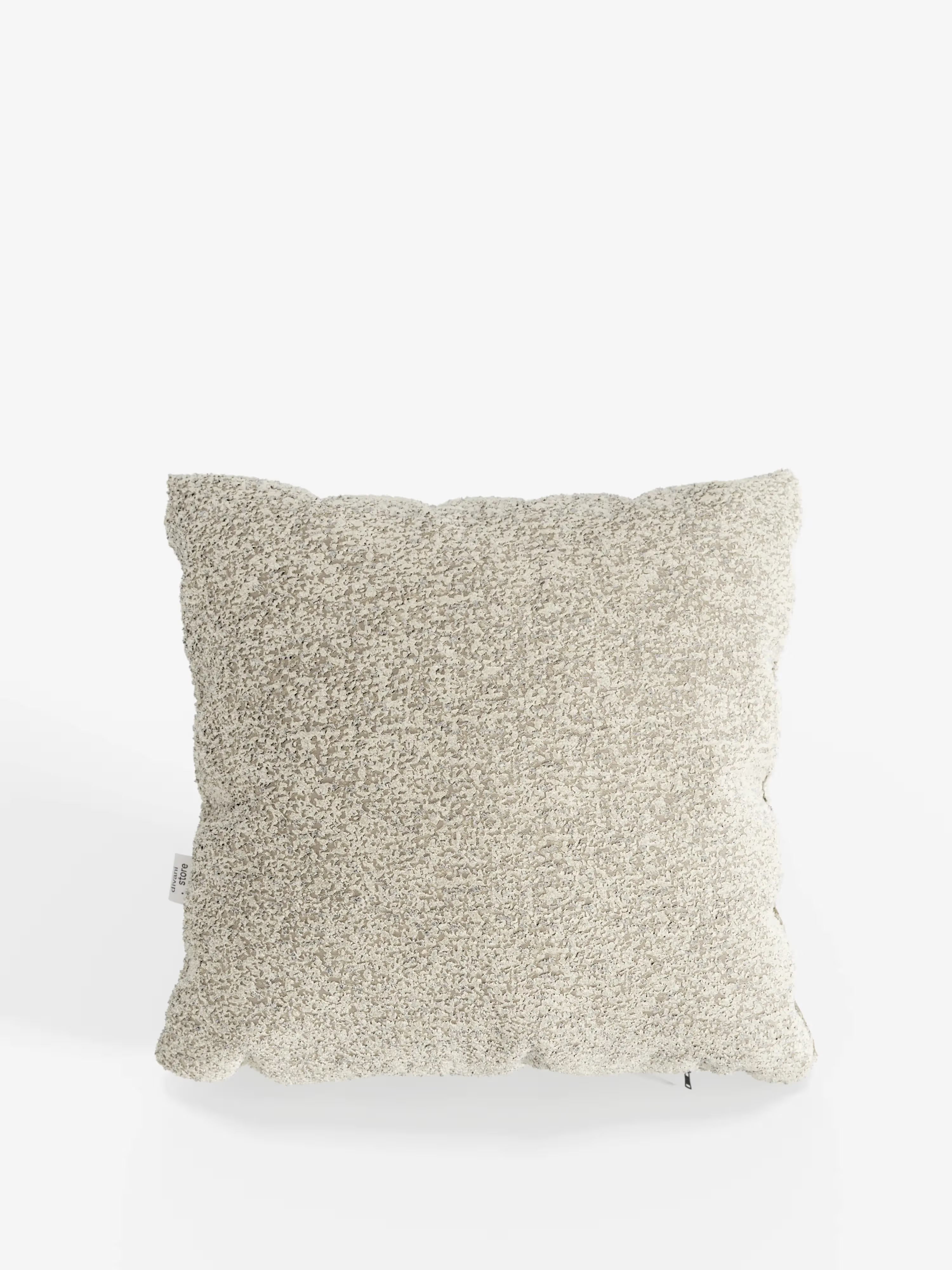 Magnolia Cuscino imbottito decorativo quadrato 45x45 in Bouclé Mélange Elegante e Materico
