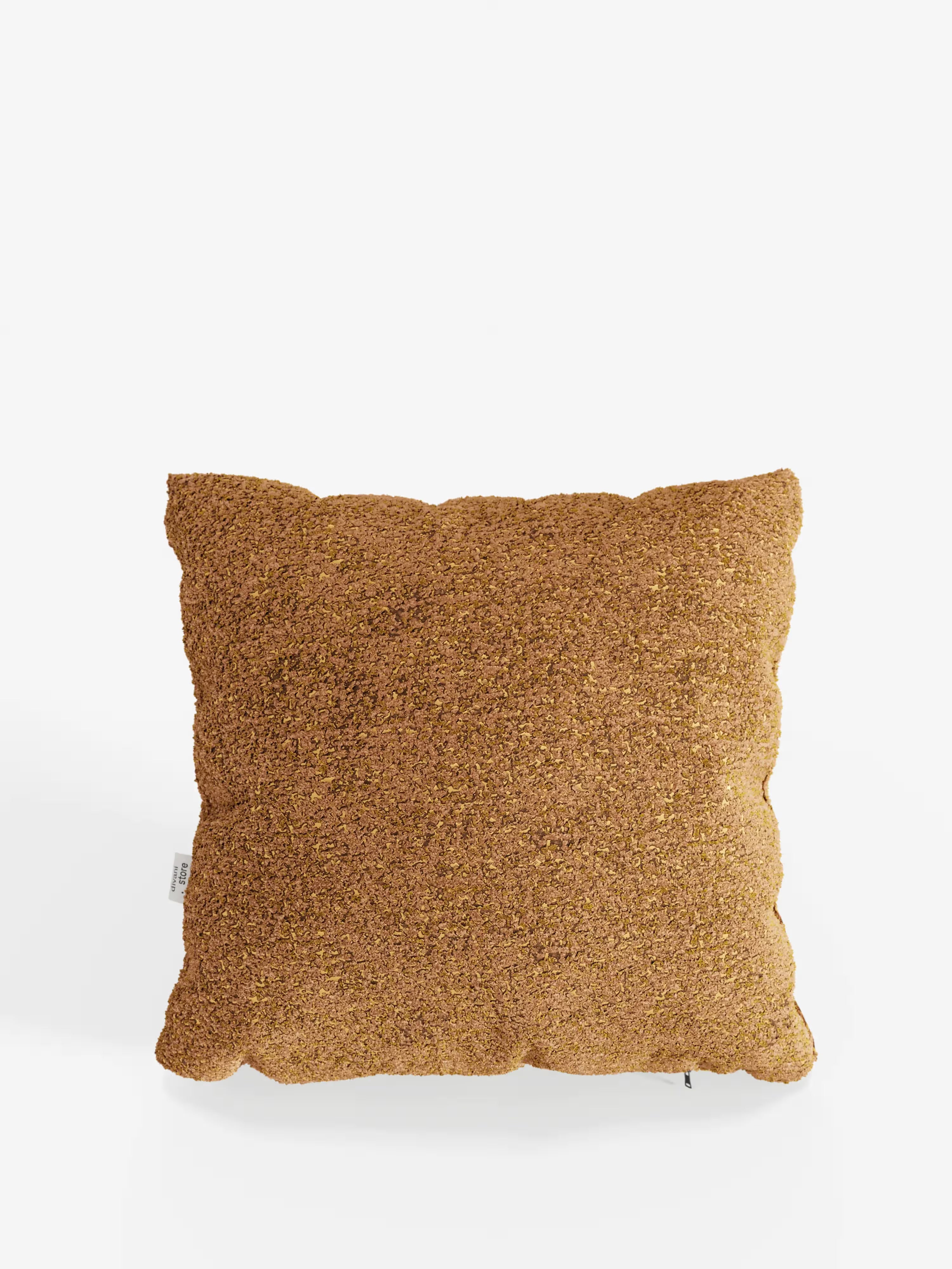 Magnolia Cuscino imbottito decorativo quadrato 45x45 in Bouclé Mélange Elegante e Materico