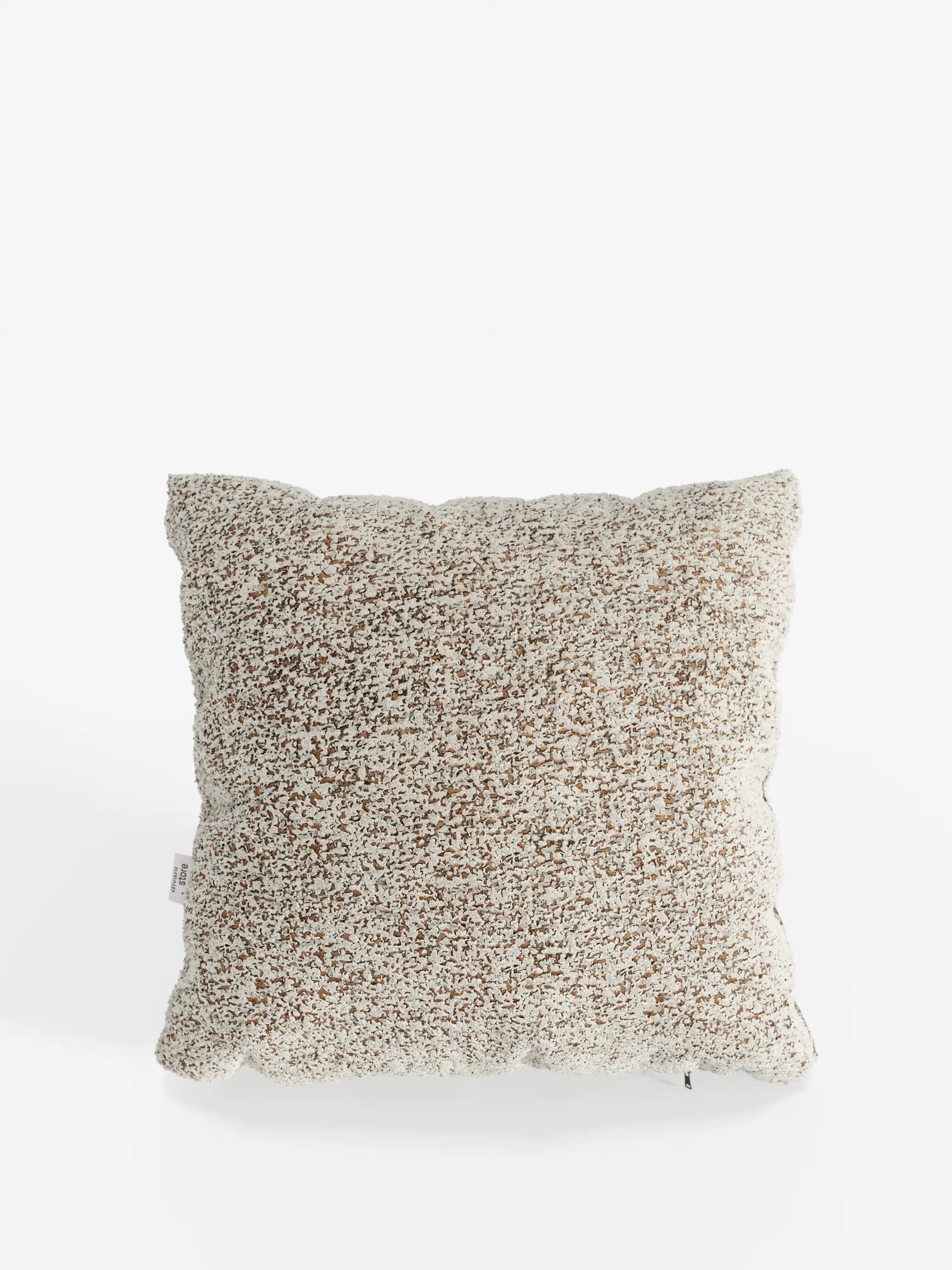 Magnolia Cuscino imbottito decorativo quadrato 45x45 in Bouclé Mélange Elegante e Materico