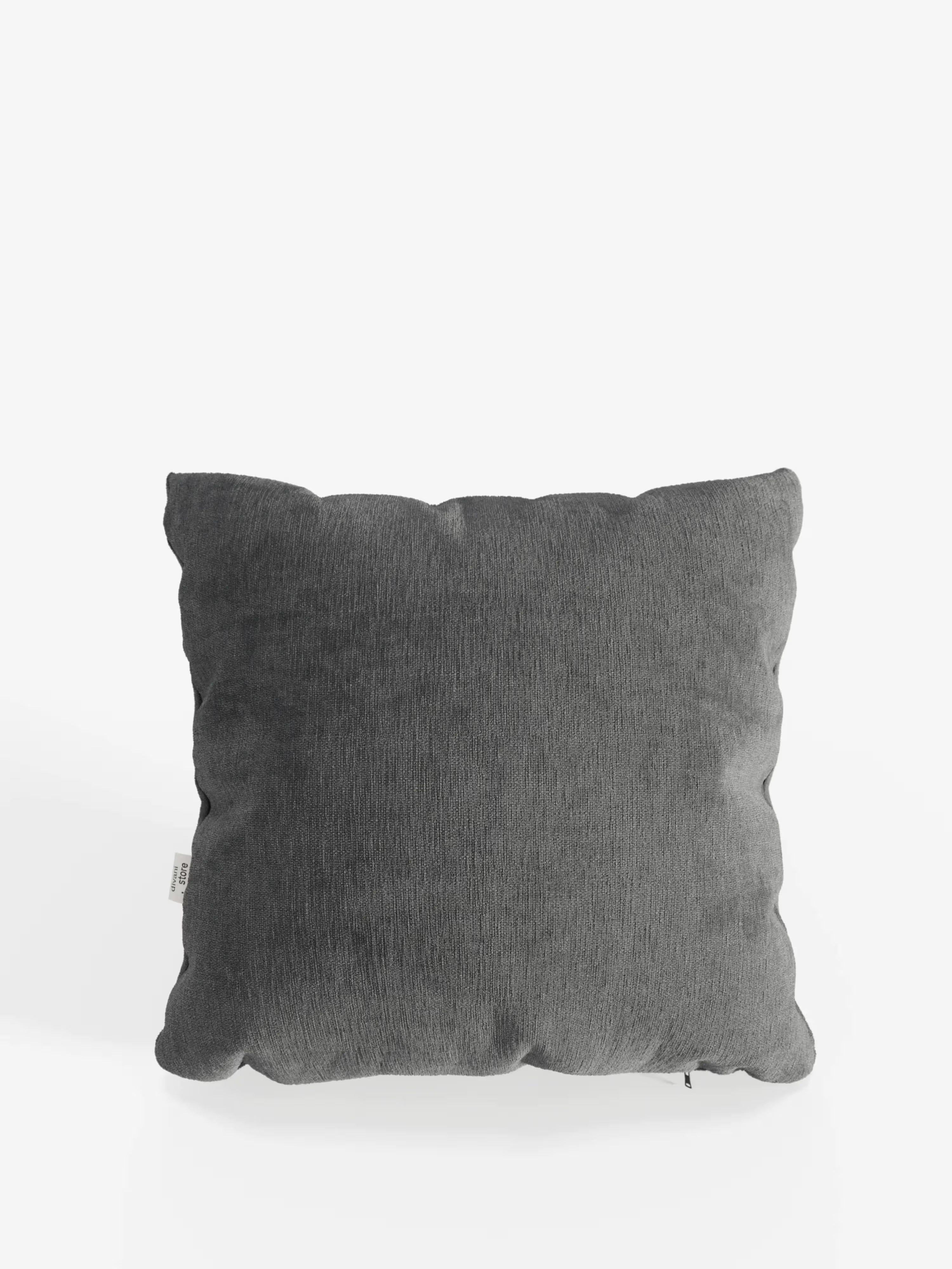 Bolero decorative square padded cushion 45x45 cm in stain-resistant velvet-effect fabric