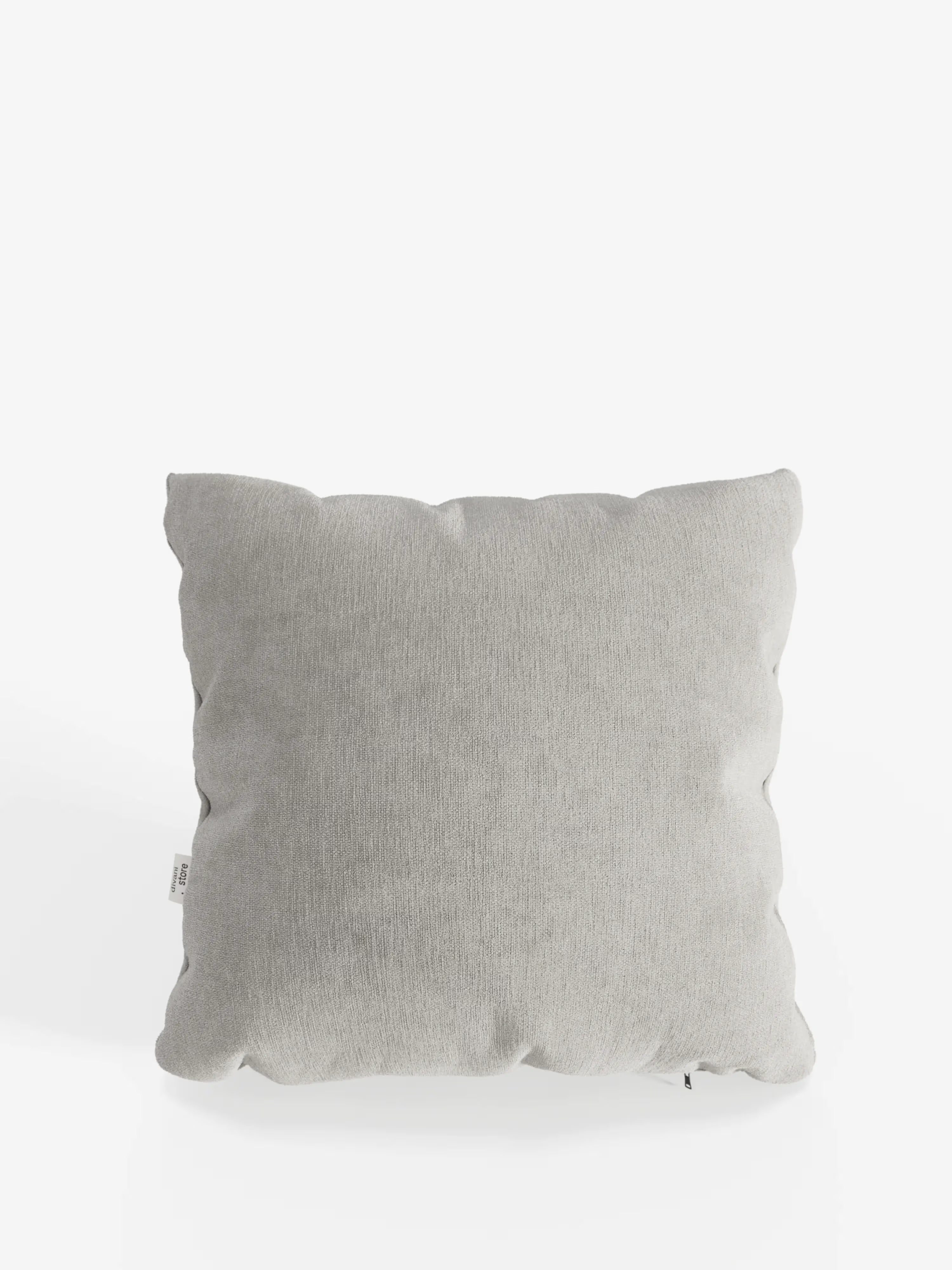 Bolero decorative square padded cushion 45x45 cm in stain-resistant velvet-effect fabric