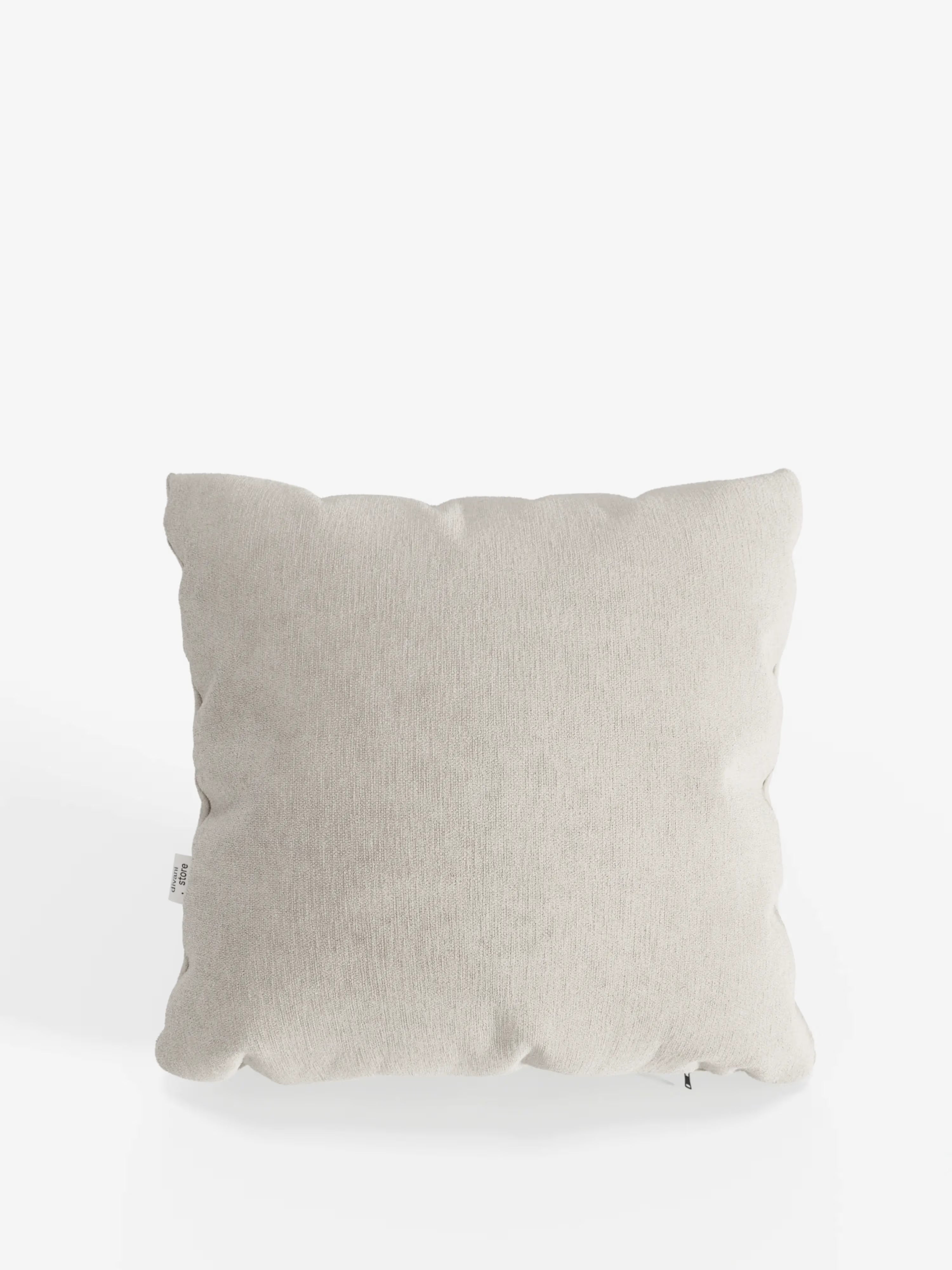 Bolero decorative square padded cushion 45x45 cm in stain-resistant velvet-effect fabric