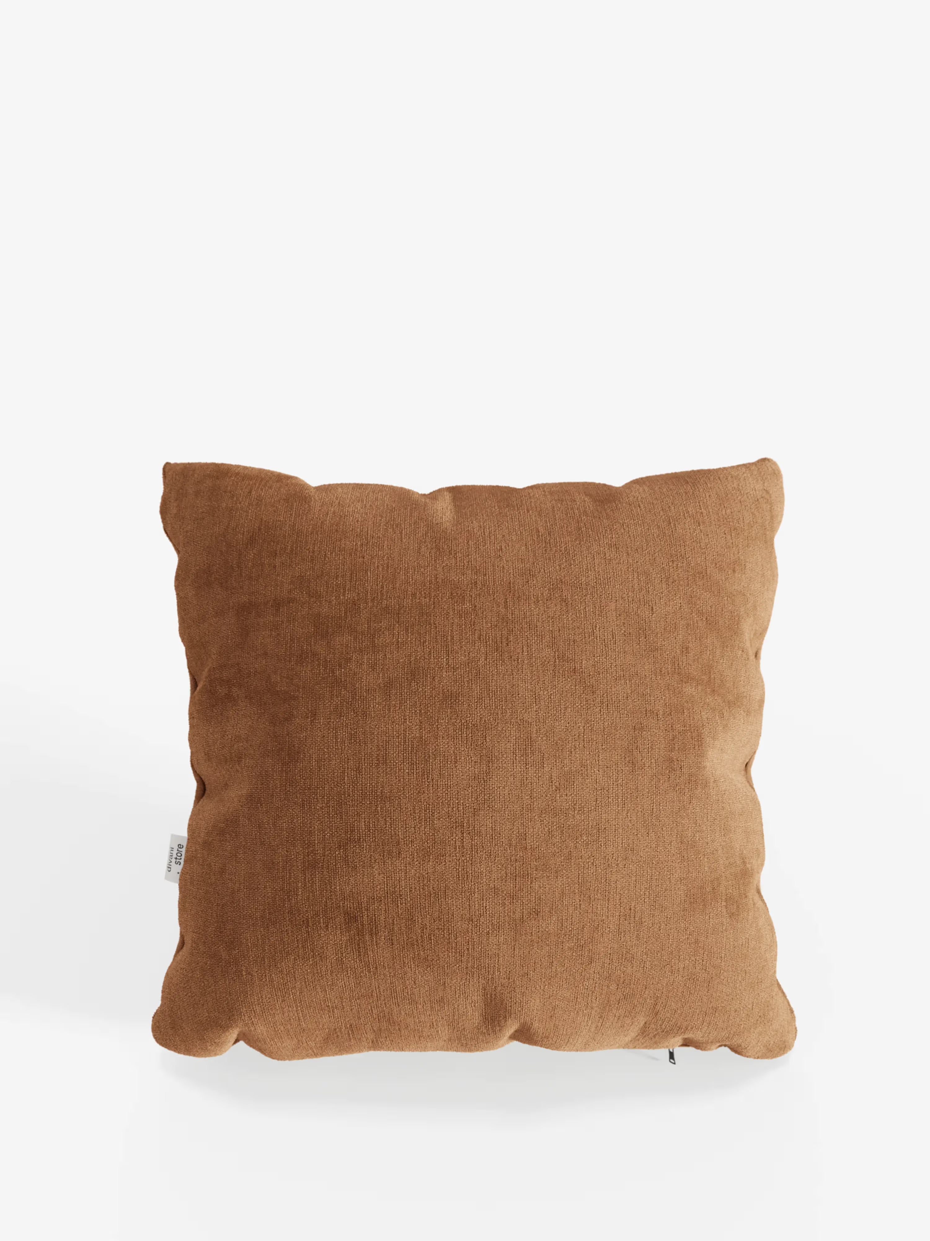Bolero decorative square padded cushion 45x45 cm in stain-resistant velvet-effect fabric