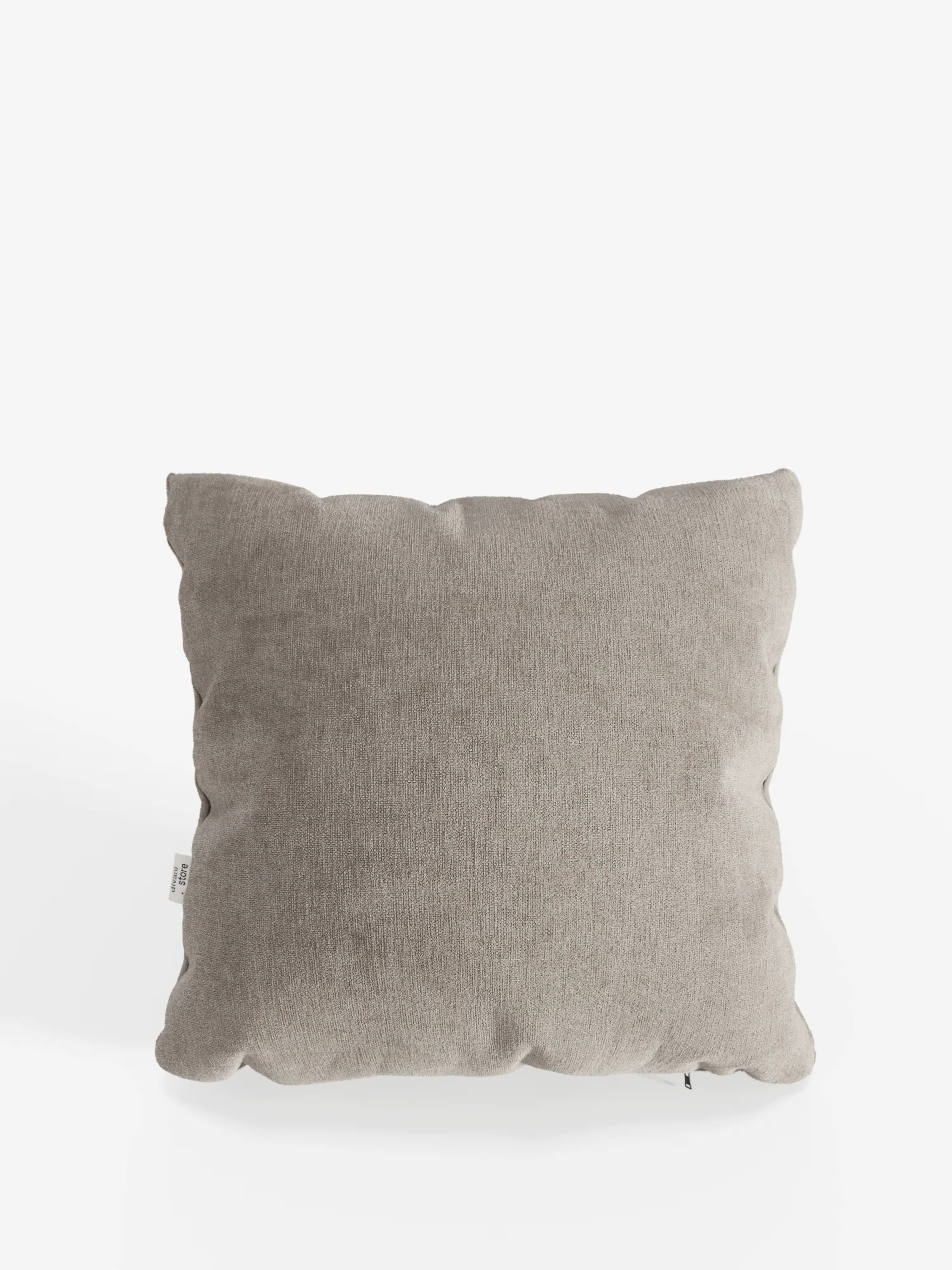 Bolero decorative square padded cushion 45x45 cm in stain-resistant velvet-effect fabric