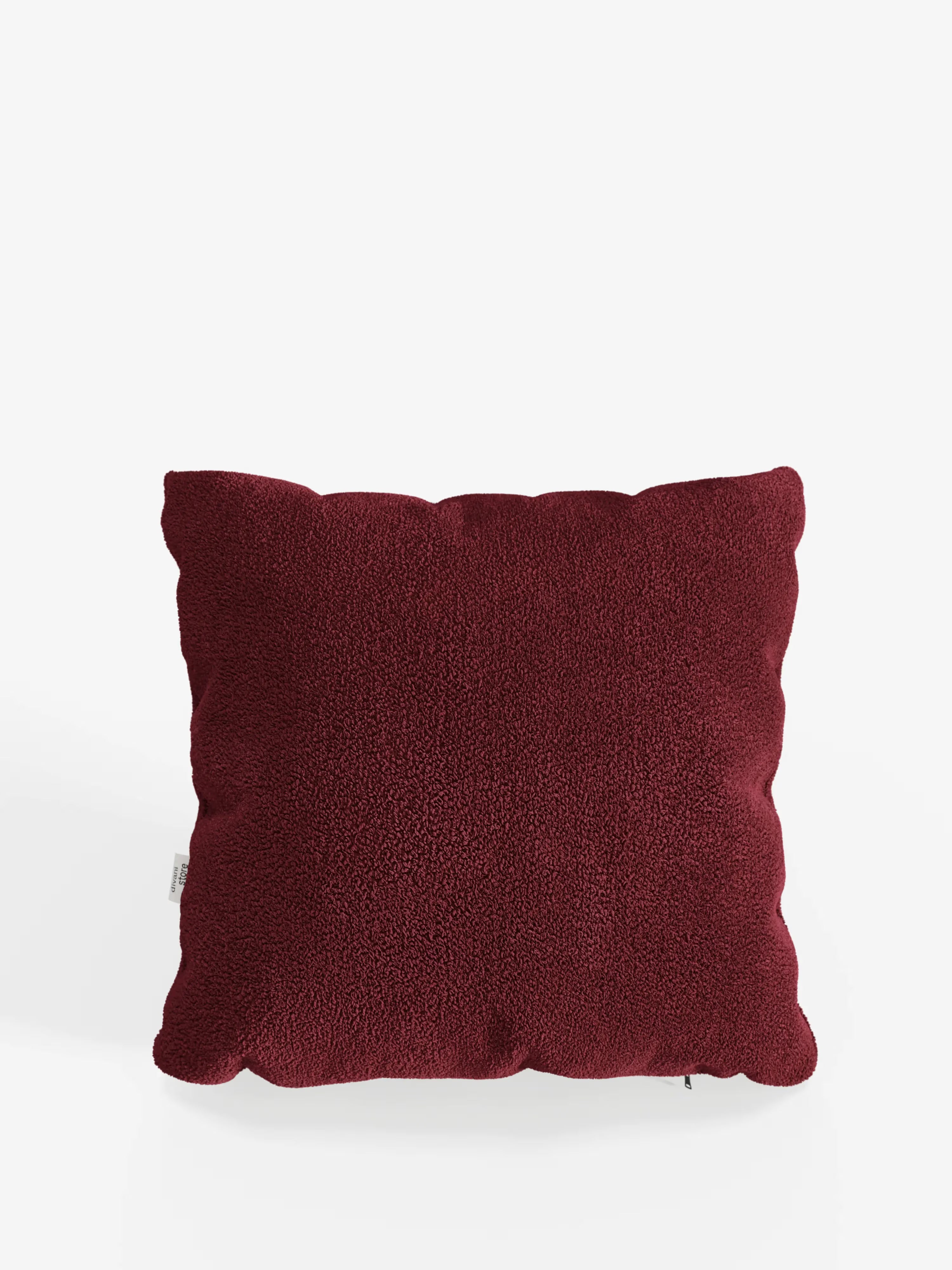 Favola Cojín decorativo acolchado cuadrado 45x45 de tejido bouclé antimanchas – decorativo y de diseño