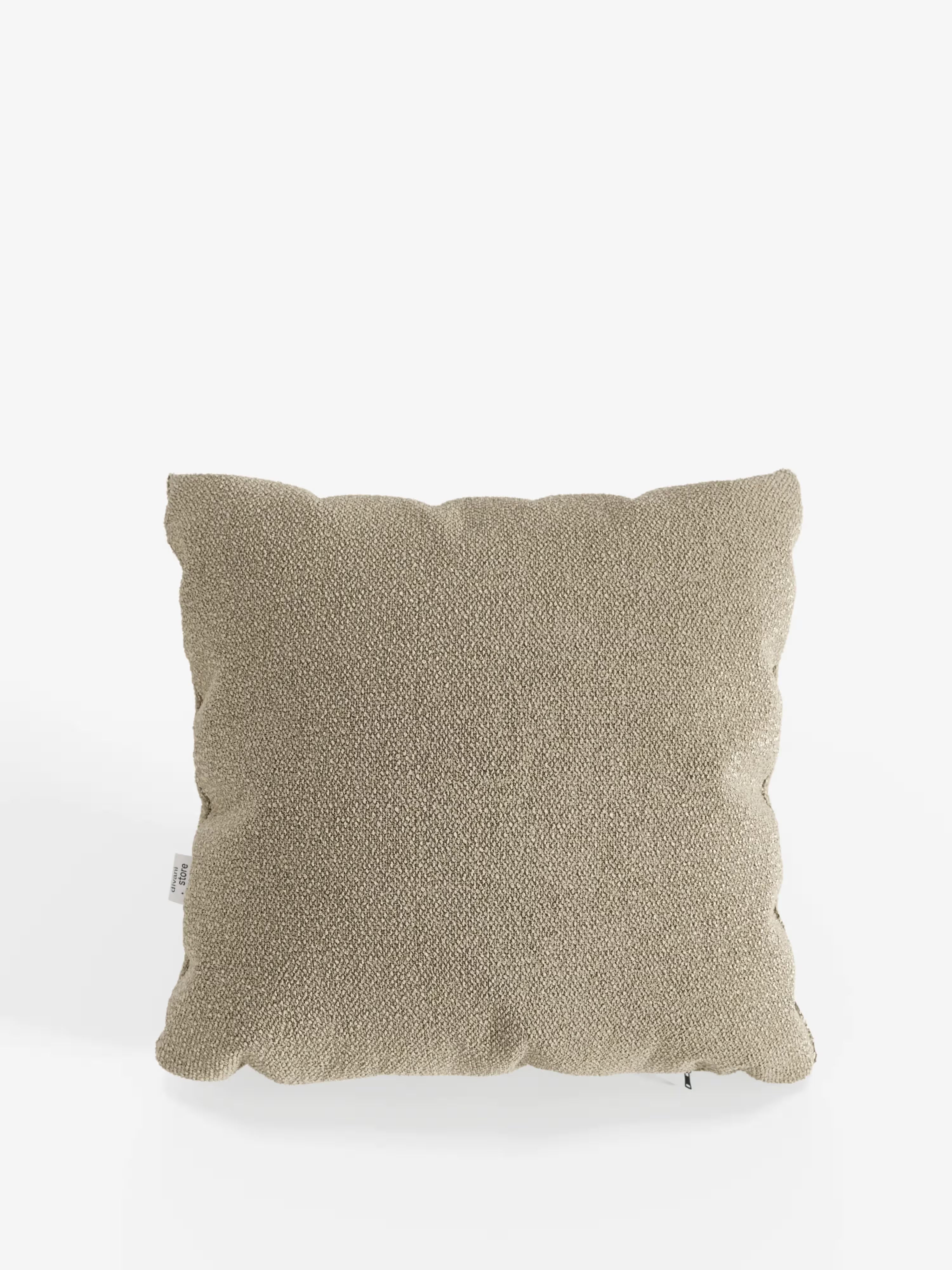 Lambada decorative square padded cushion 45x45 cm in stain-resistant cotton-effect fabric