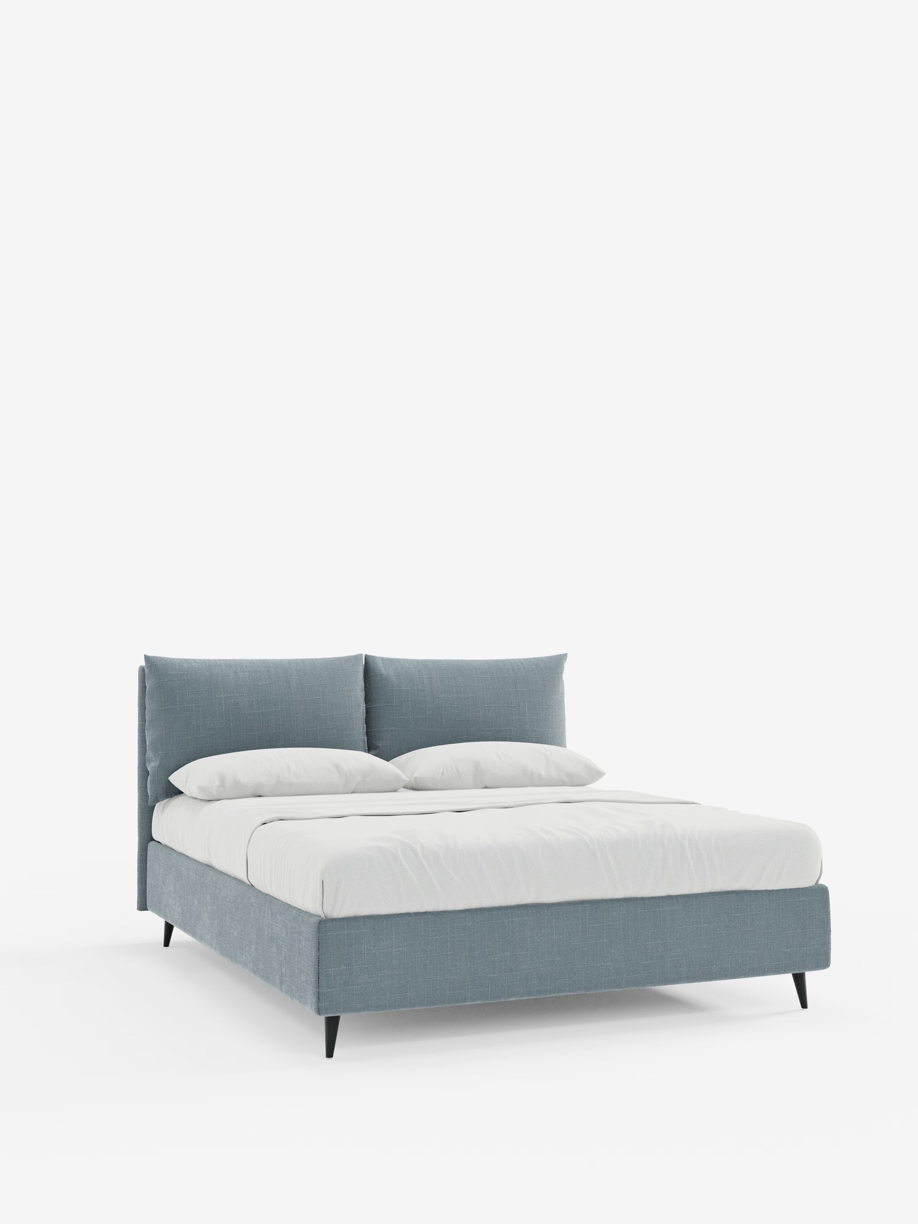 Elsa Letto Contenitore Imbottito sfoderabile in tessuto Kimono jacquard smacchiabile