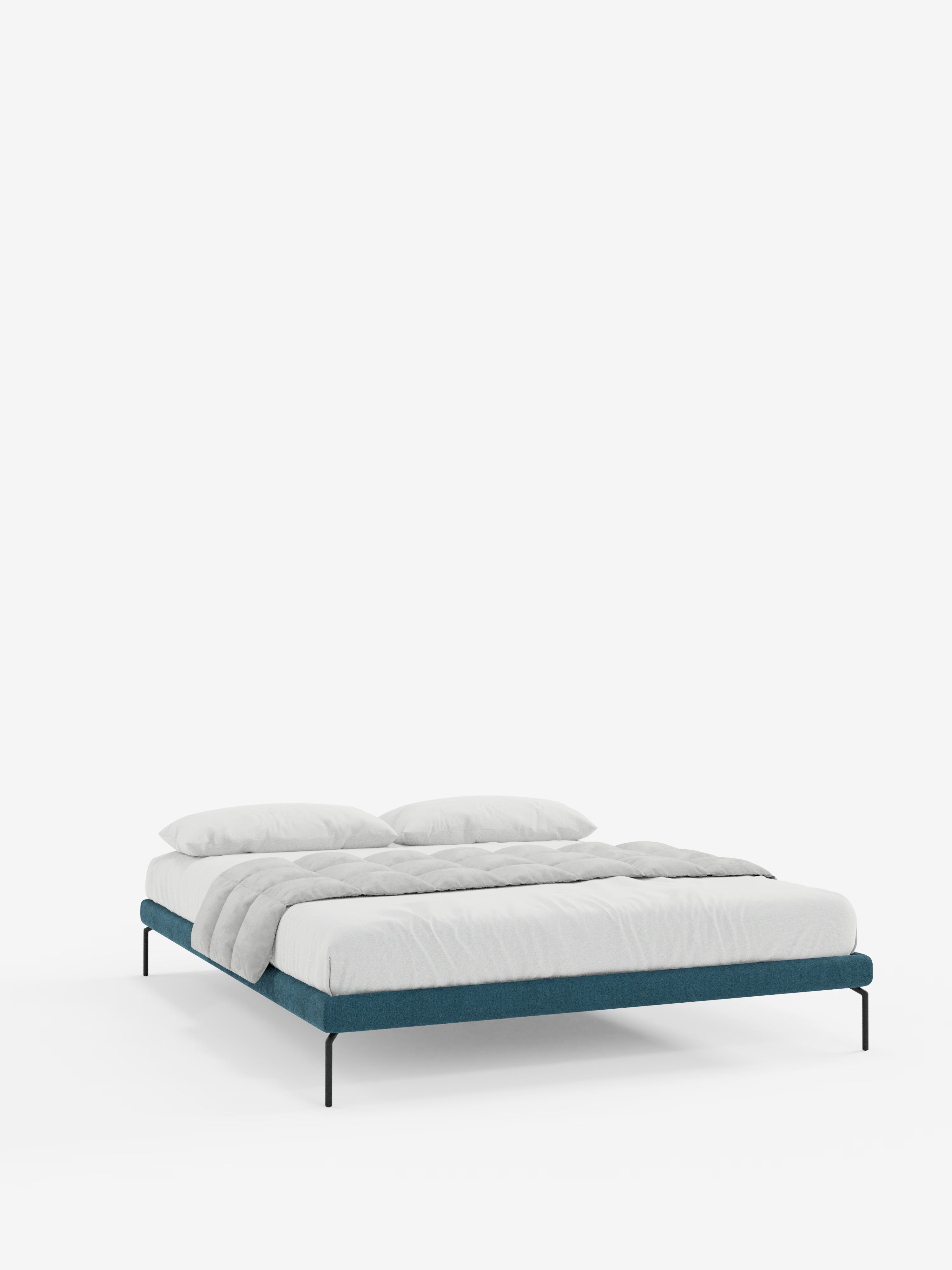 Ring Sommier acolchado desenfundable con patas de metal y tejido impermeable Soft Touch