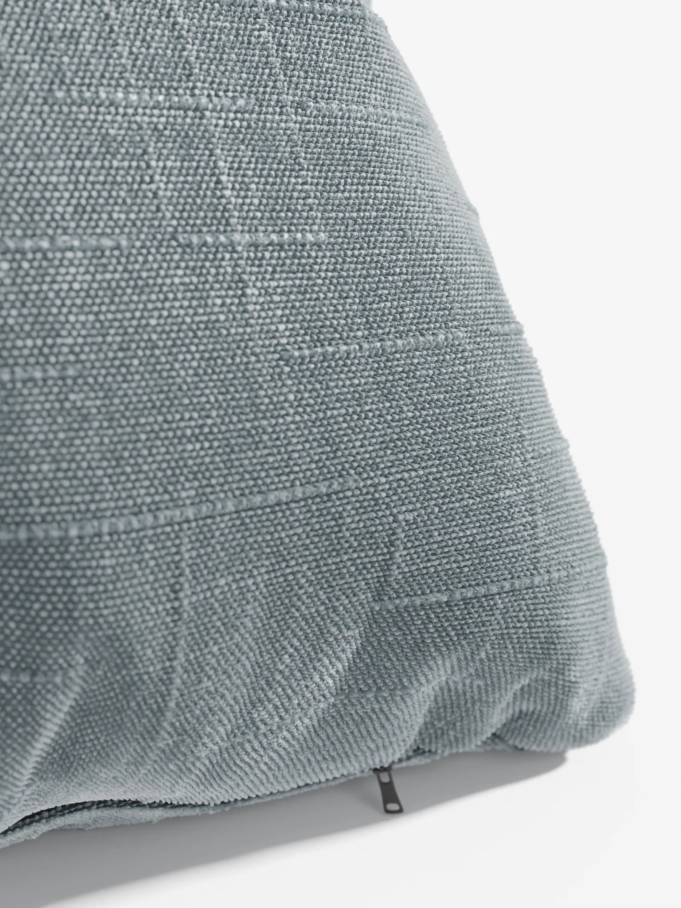 Kimono Decorative square padded cushion 45x45 in stain-resistant and water-repellent jacquard fabric