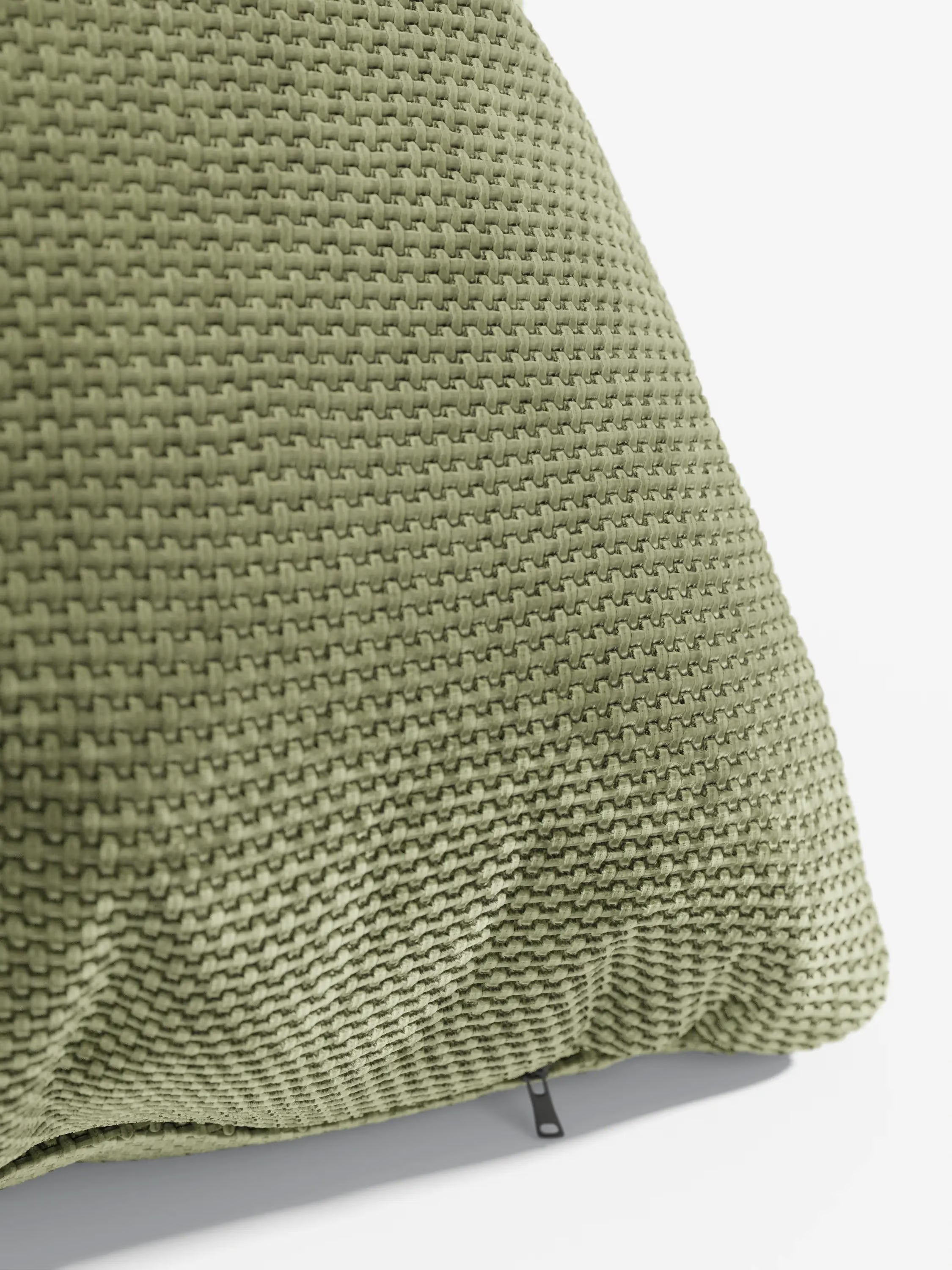 Aston Decorative square padded cushion 45x45 in water-repellent chenille fabric