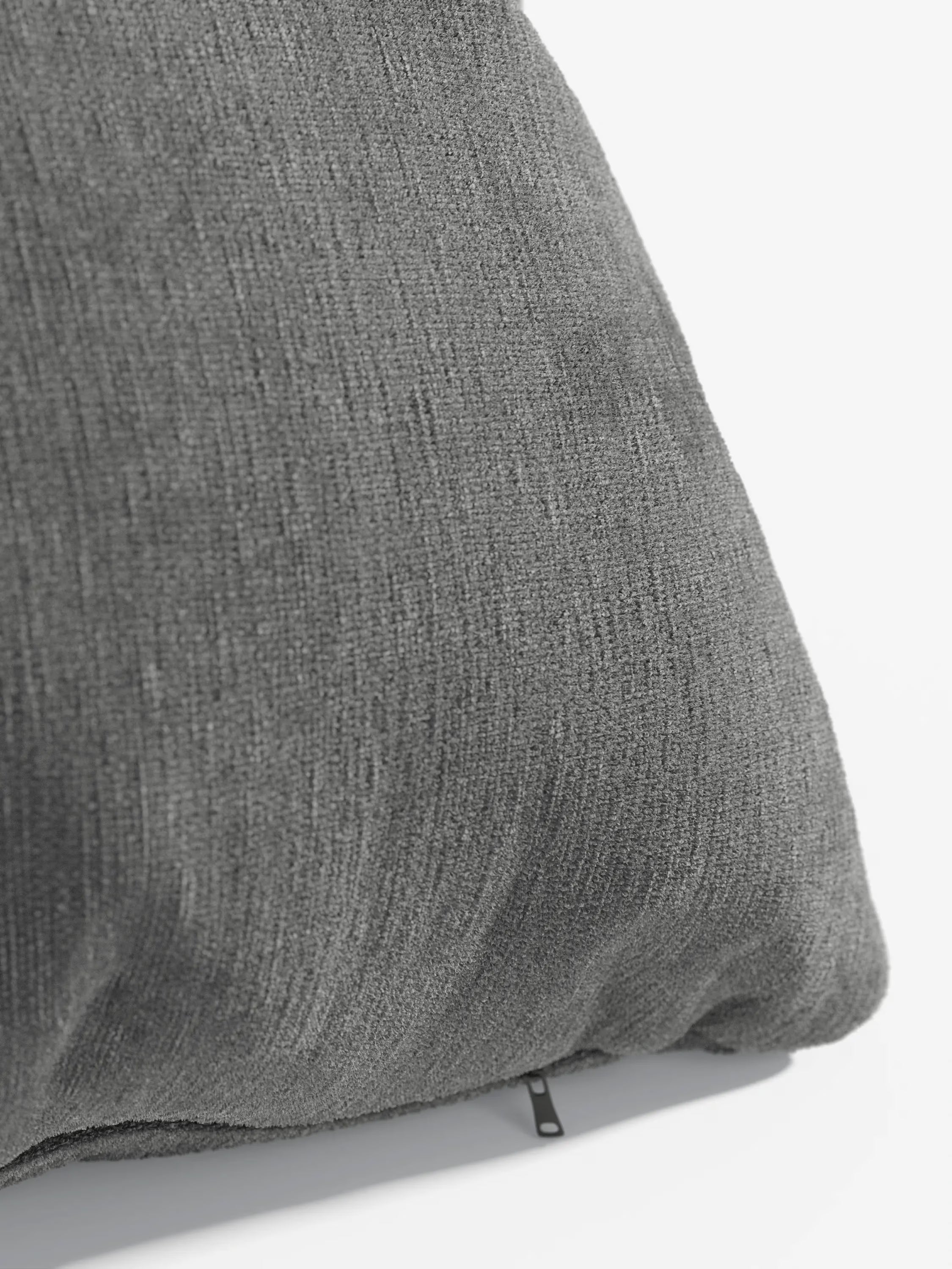 Bolero decorative square padded cushion 45x45 cm in stain-resistant velvet-effect fabric