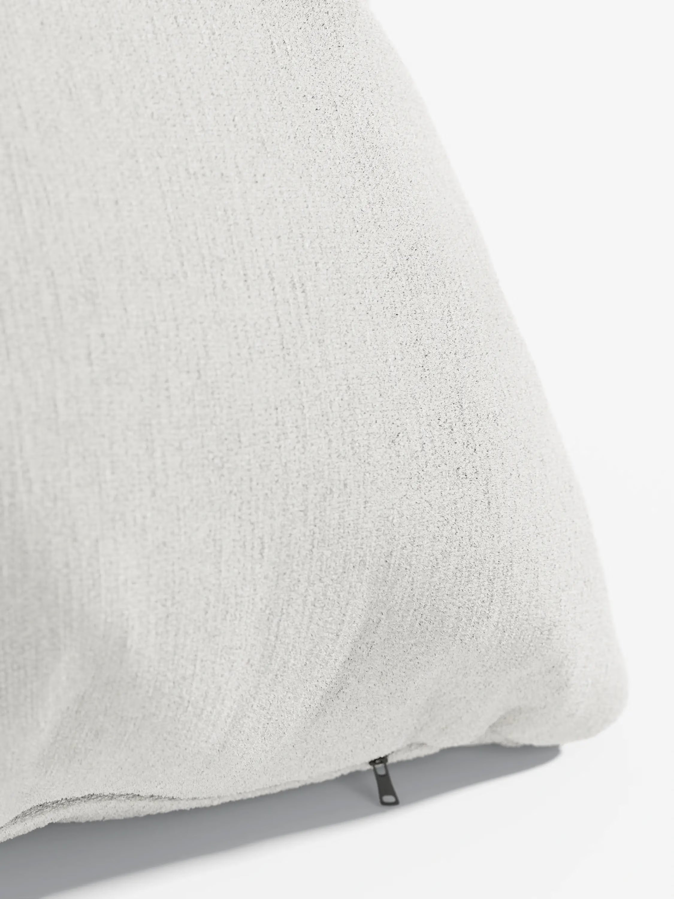 Bolero decorative square padded cushion 45x45 cm in stain-resistant velvet-effect fabric