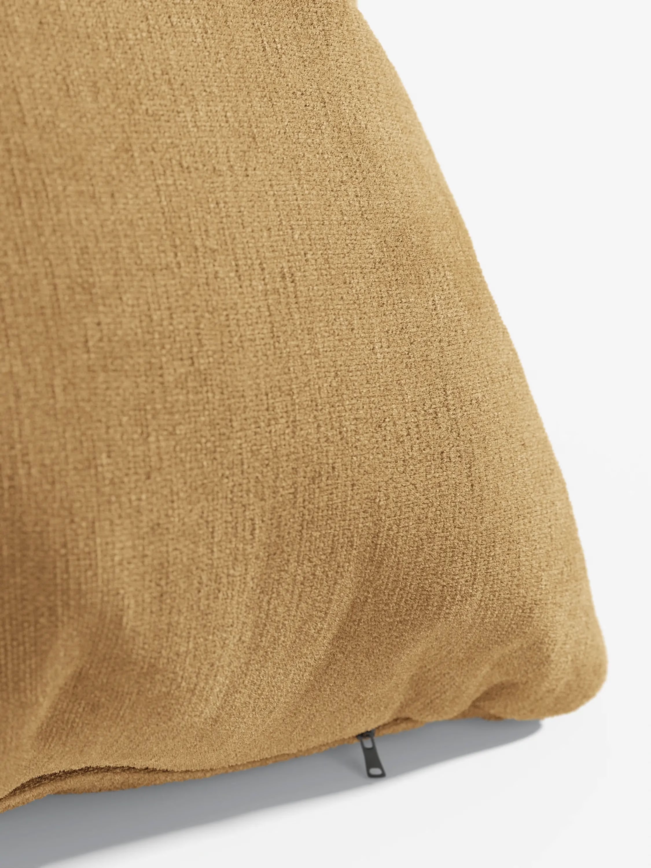 Bolero decorative square padded cushion 45x45 cm in stain-resistant velvet-effect fabric