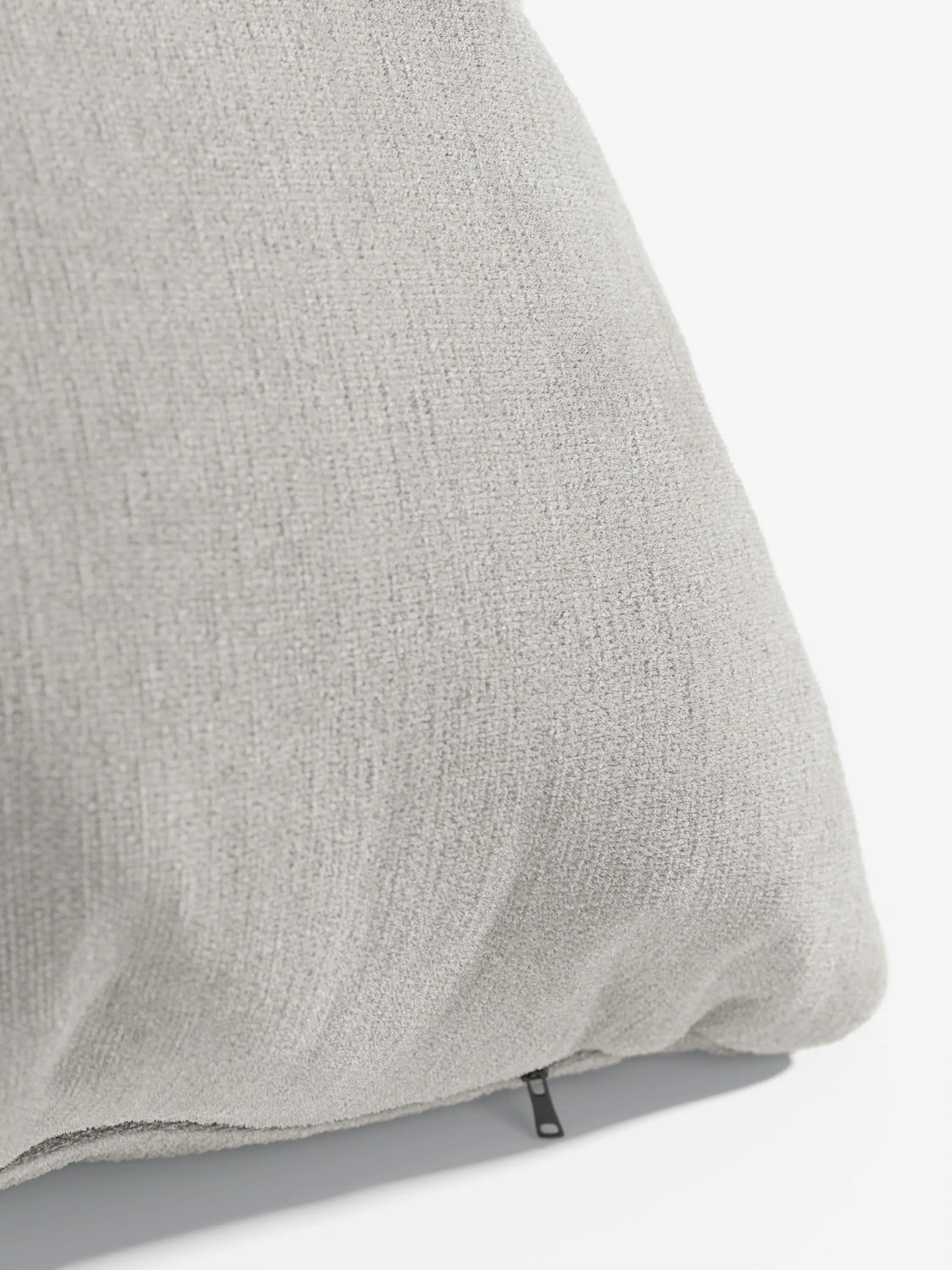 Bolero decorative square padded cushion 45x45 cm in stain-resistant velvet-effect fabric