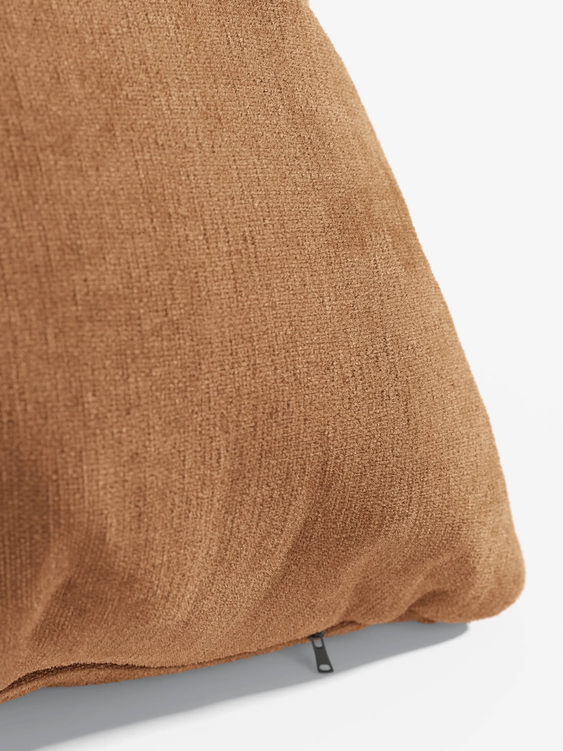 Bolero decorative square padded cushion 45x45 cm in stain-resistant velvet-effect fabric