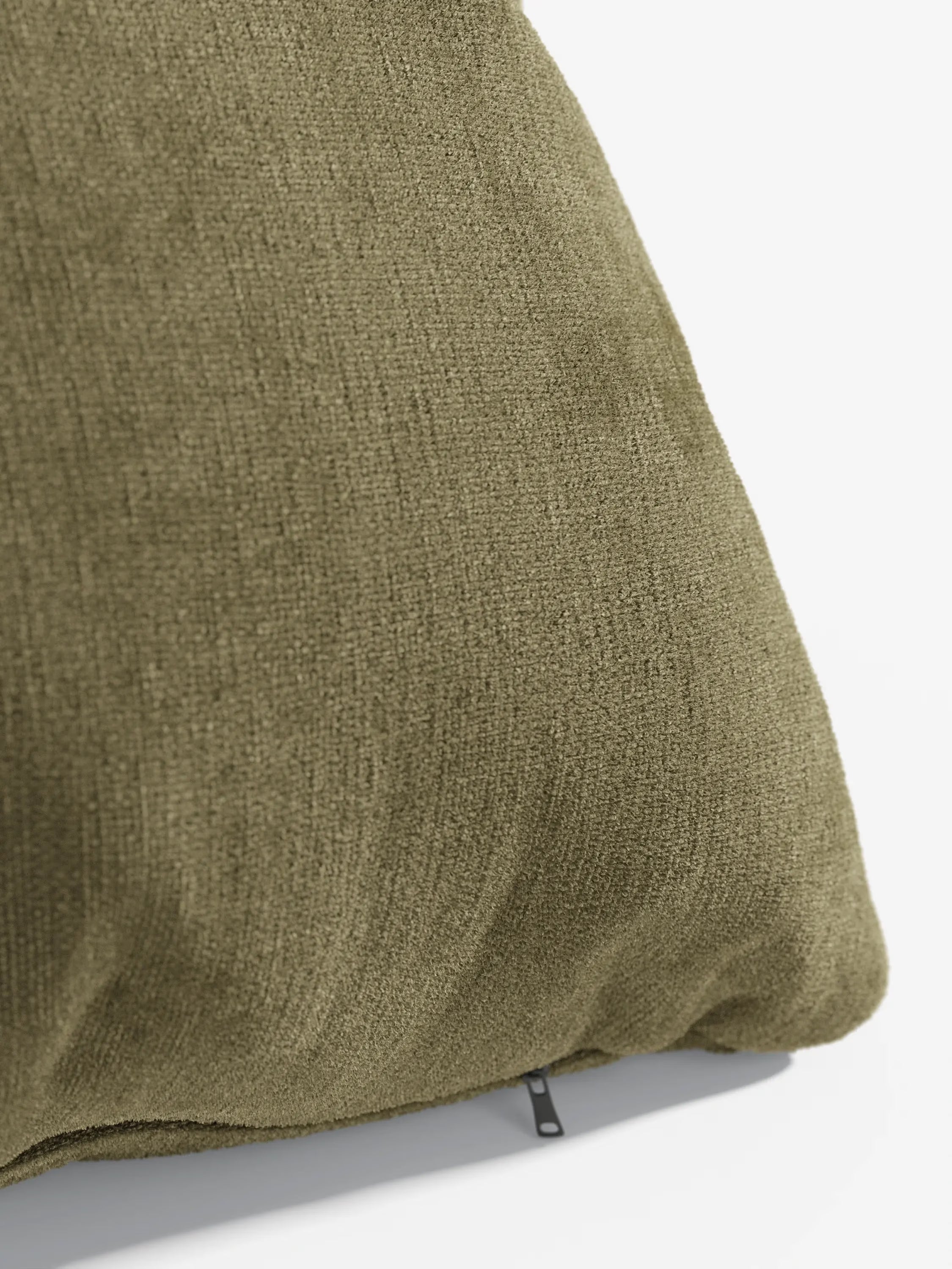 Bolero decorative square padded cushion 45x45 cm in stain-resistant velvet-effect fabric