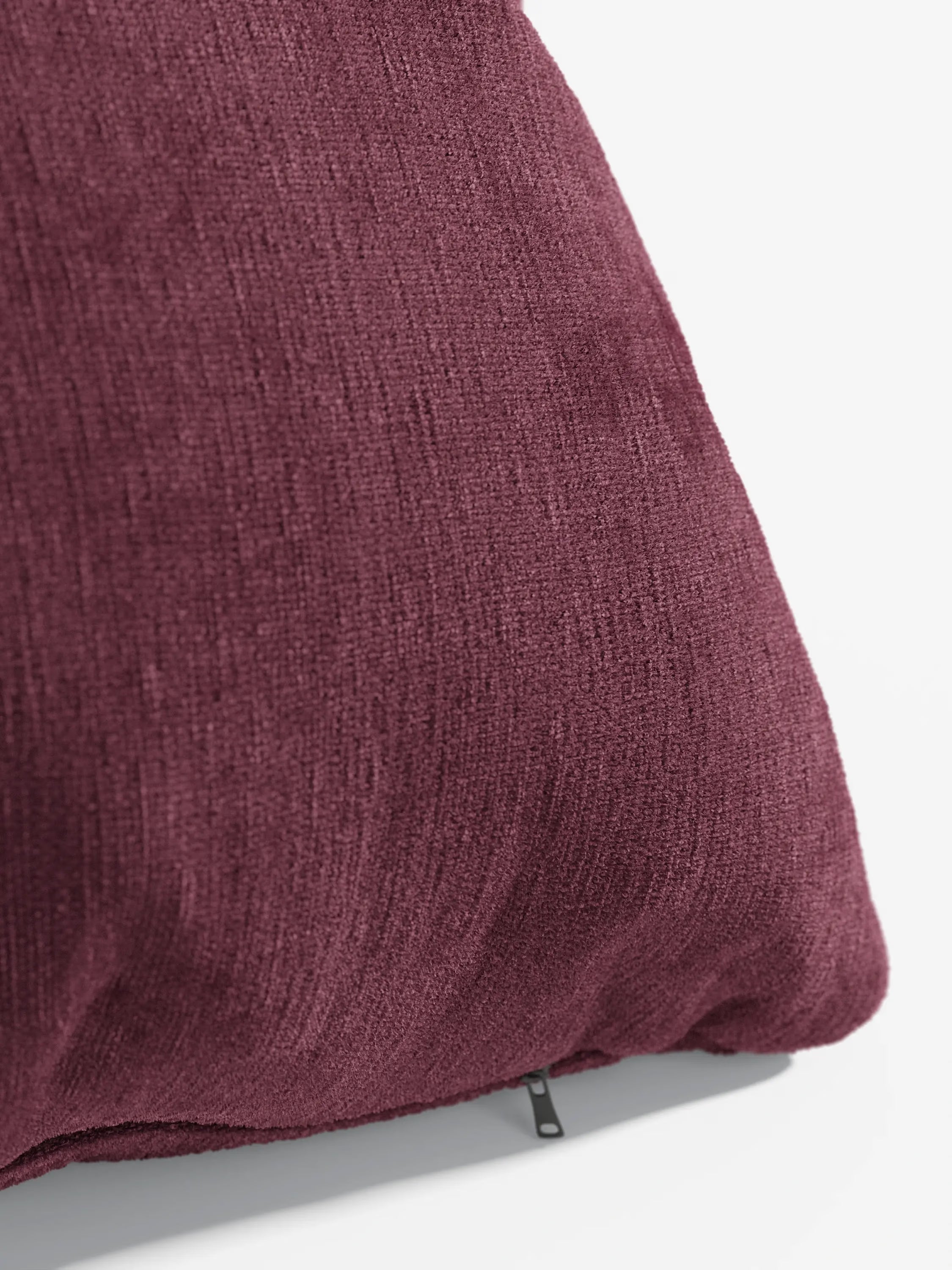 Bolero decorative square padded cushion 45x45 cm in stain-resistant velvet-effect fabric