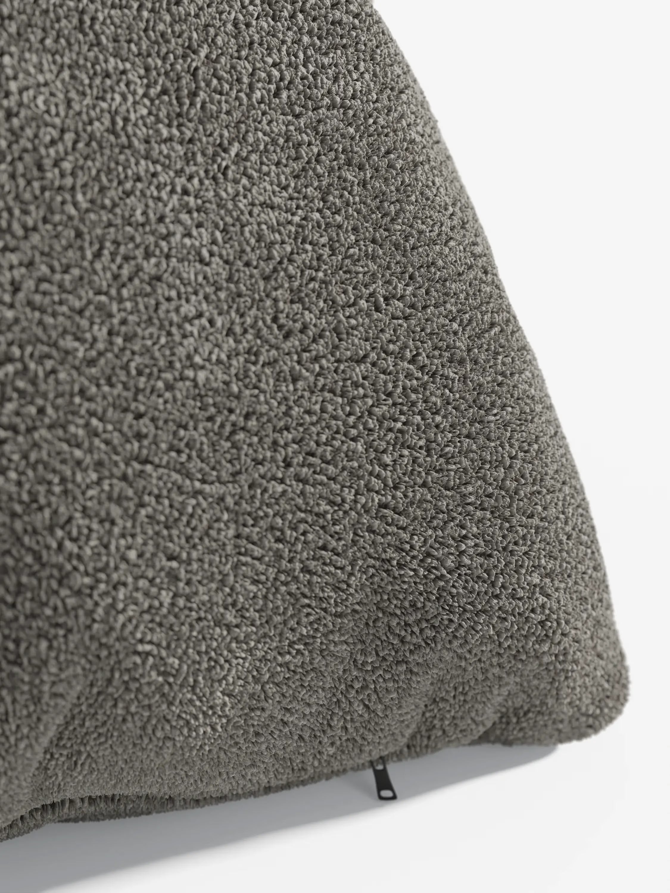Favola Coussin décoratif carré 45x45 en tissu bouclé détachable – décoratif et design