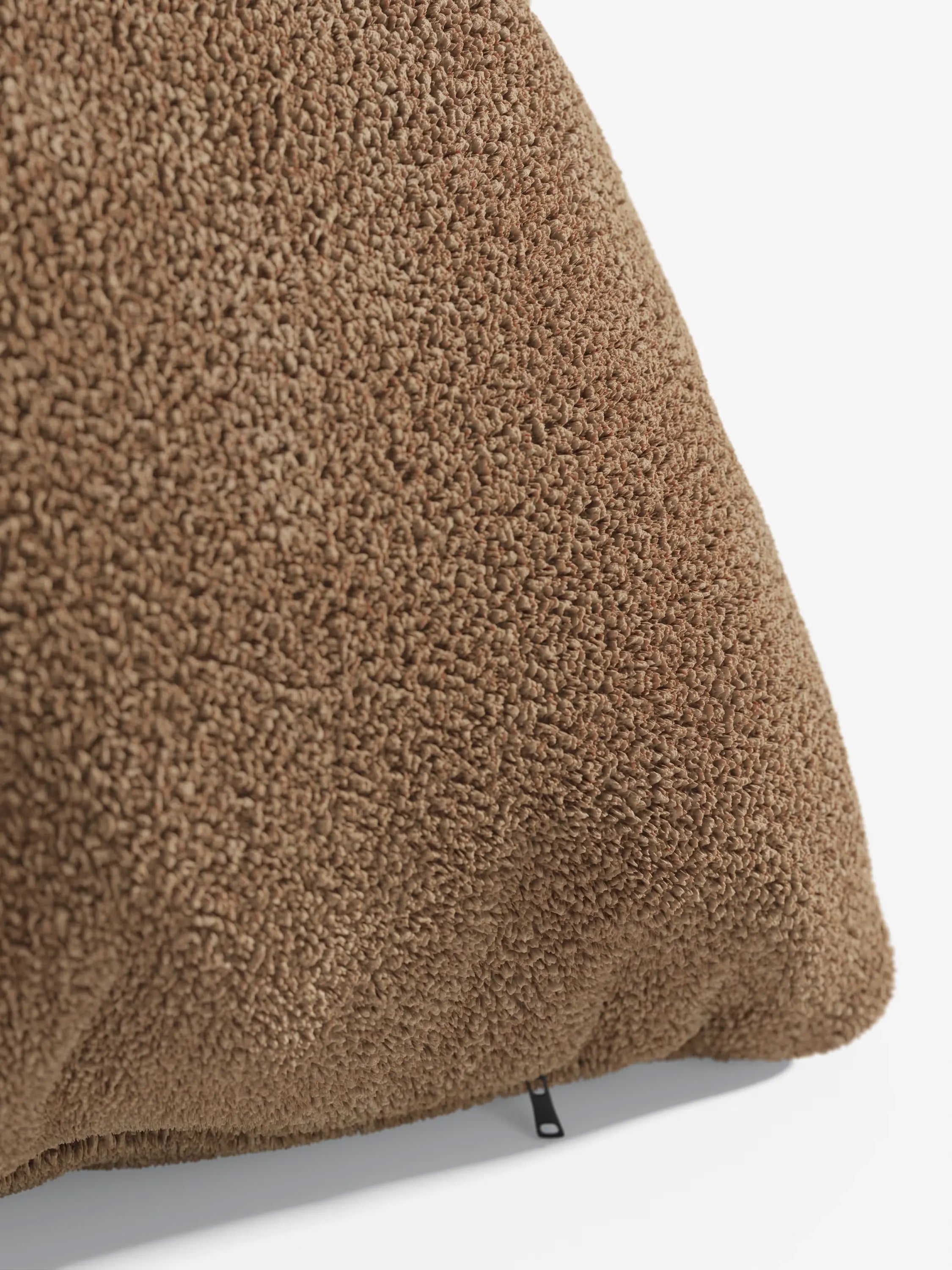 Favola Coussin décoratif carré 45x45 en tissu bouclé détachable – décoratif et design