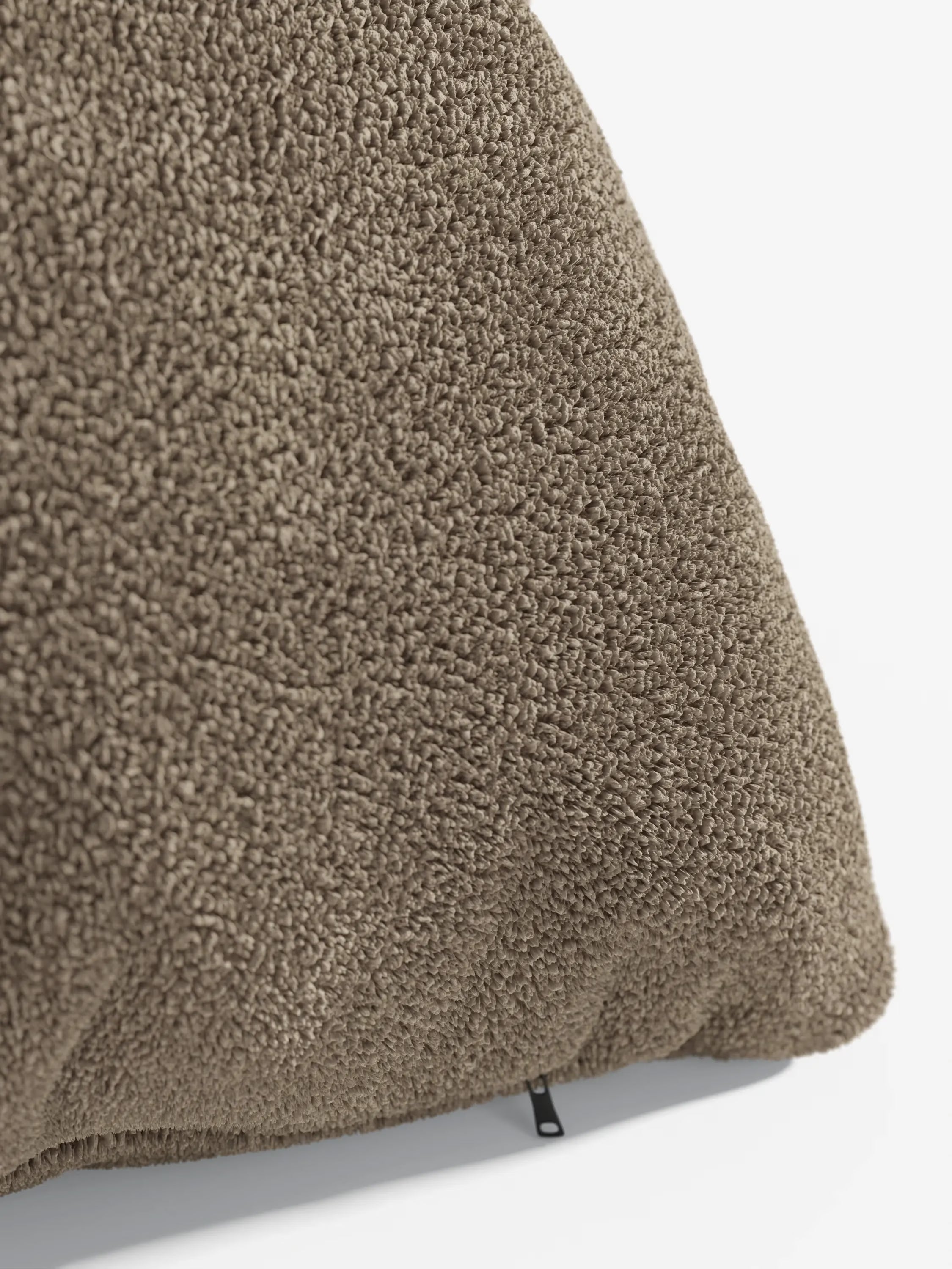 Favola Coussin décoratif carré 45x45 en tissu bouclé détachable – décoratif et design
