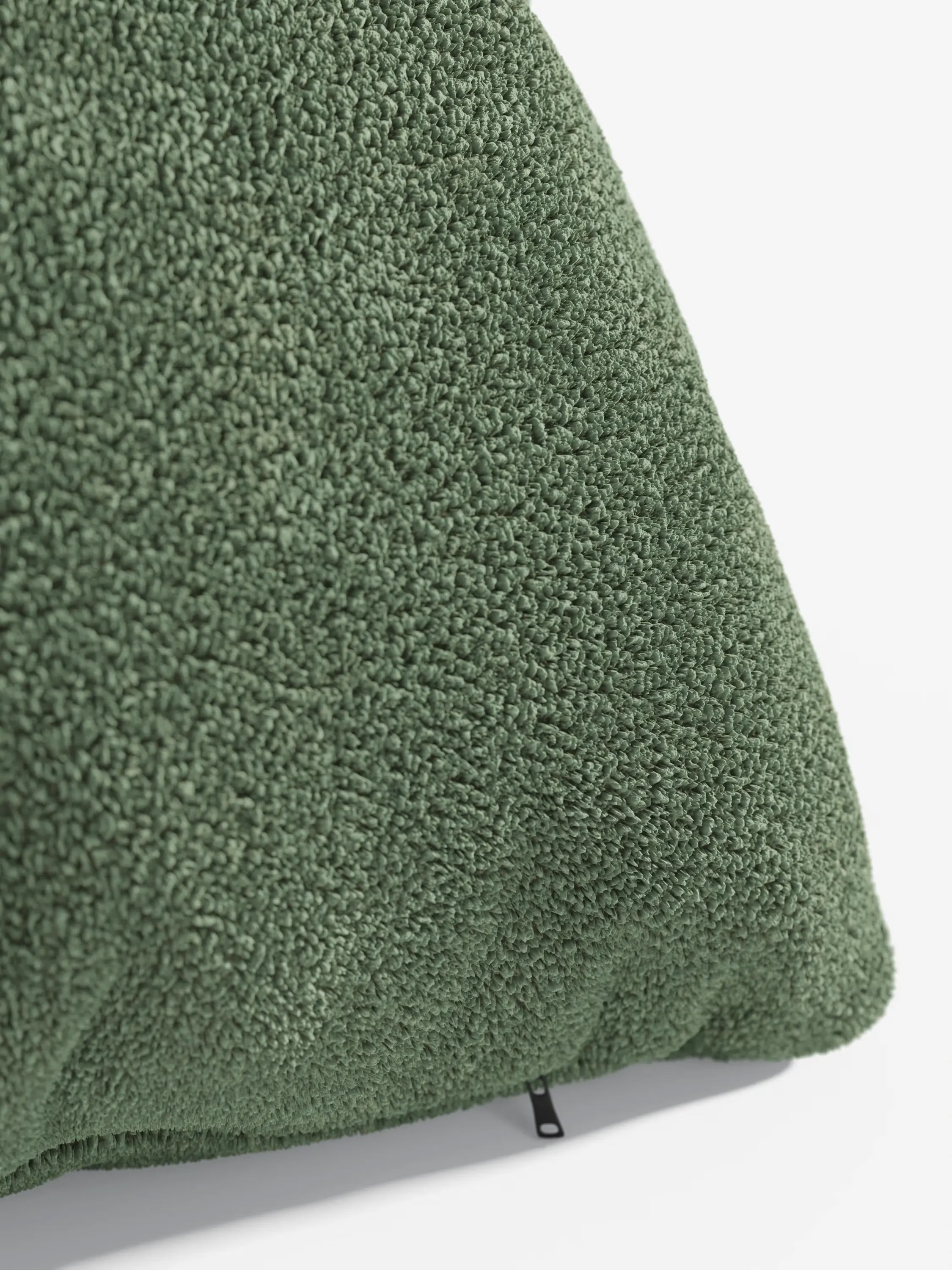Favola Coussin décoratif carré 45x45 en tissu bouclé détachable – décoratif et design