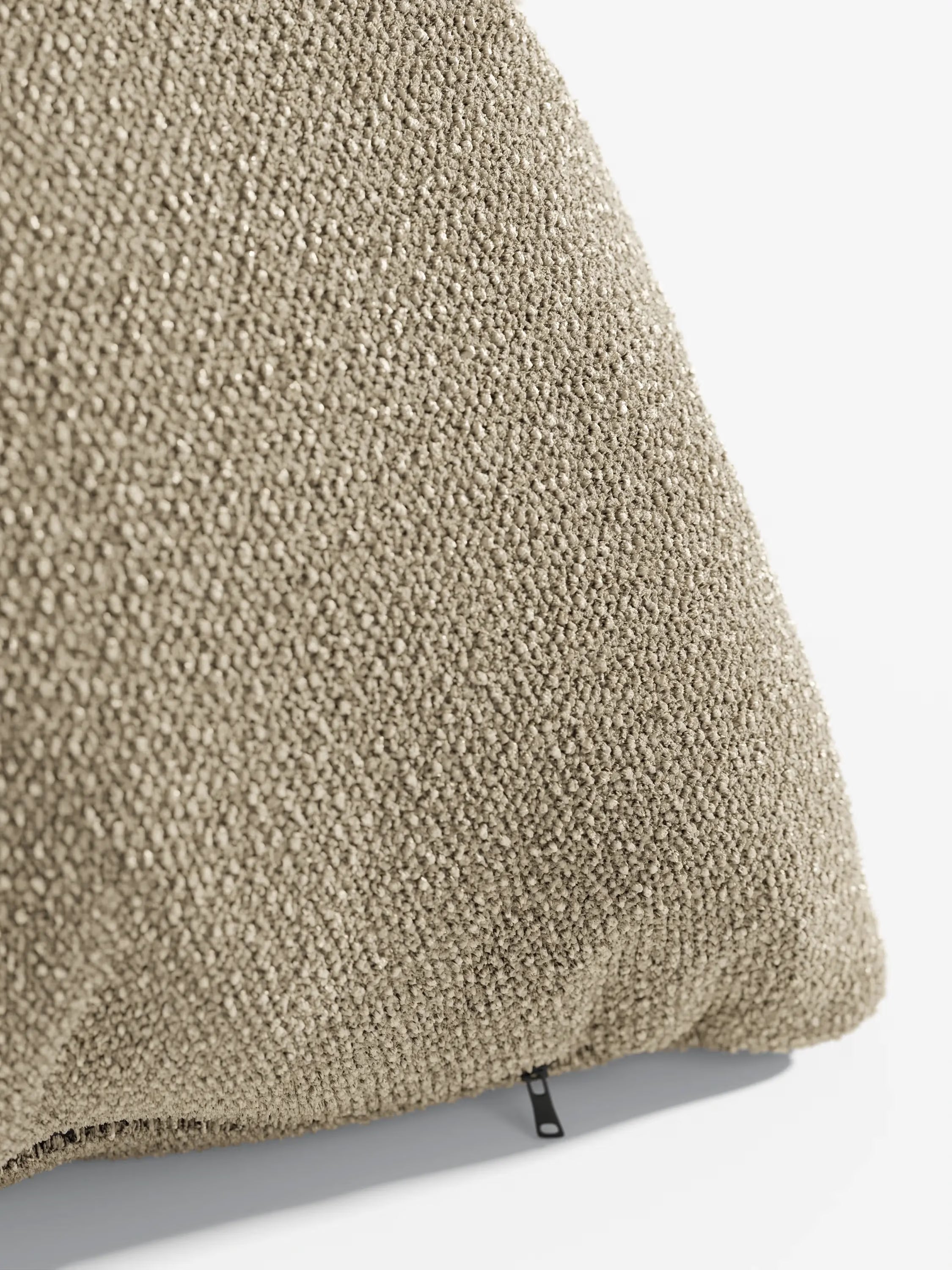 Lambada decorative square padded cushion 45x45 cm in stain-resistant cotton-effect fabric