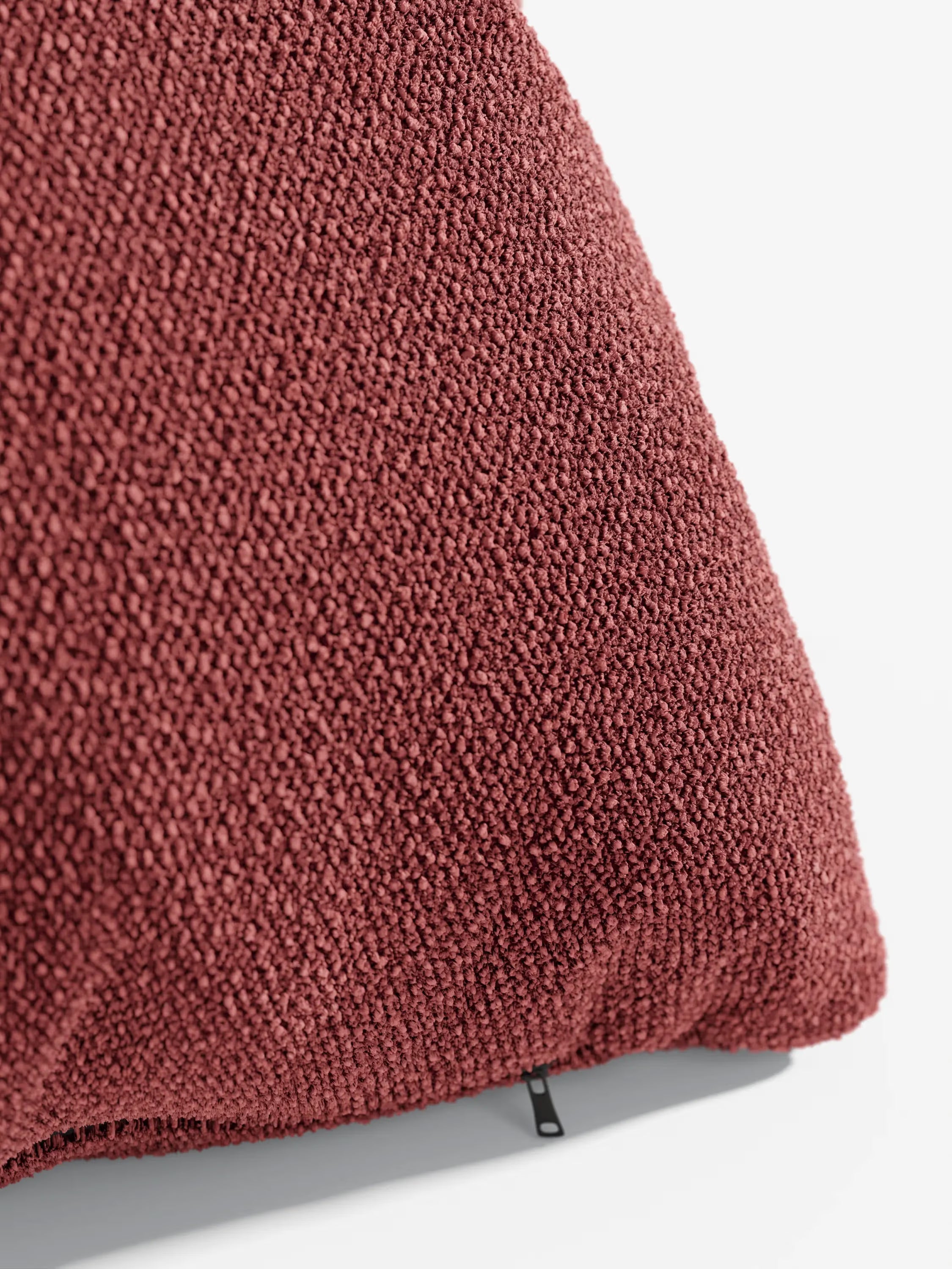 Lambada decorative square padded cushion 45x45 cm in stain-resistant cotton-effect fabric