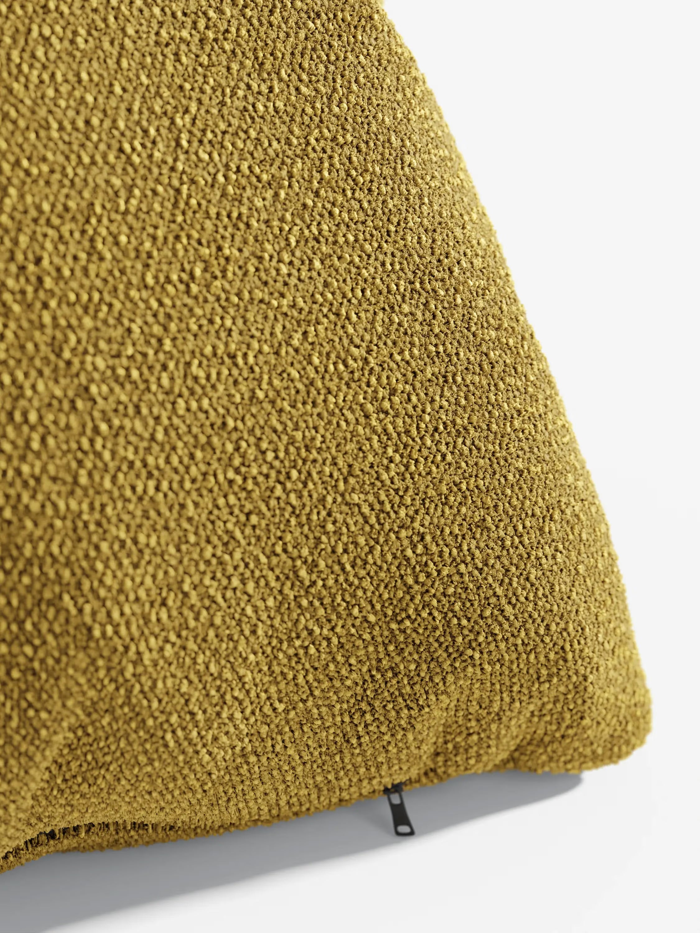 Lambada decorative square padded cushion 45x45 cm in stain-resistant cotton-effect fabric