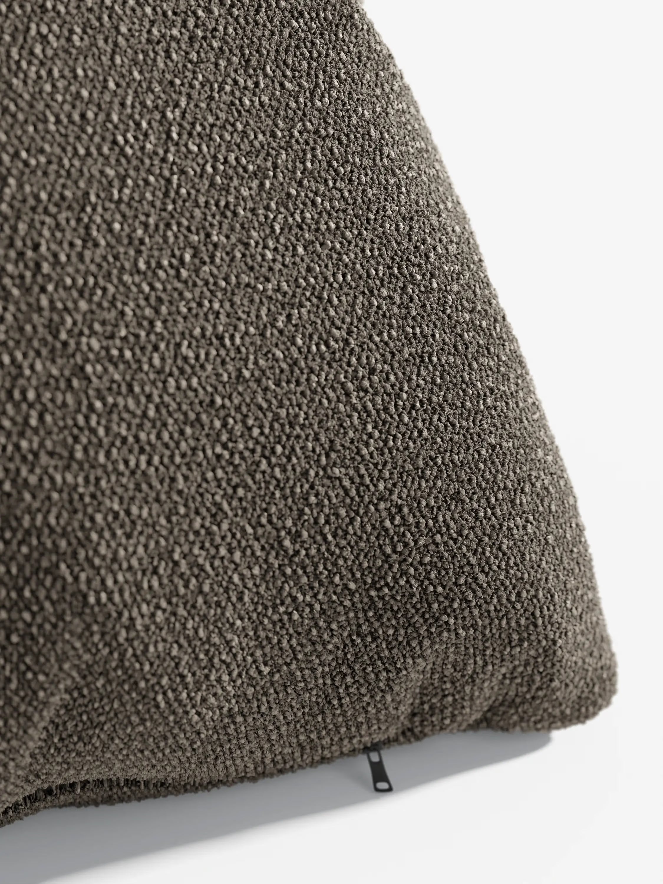Lambada decorative square padded cushion 45x45 cm in stain-resistant cotton-effect fabric