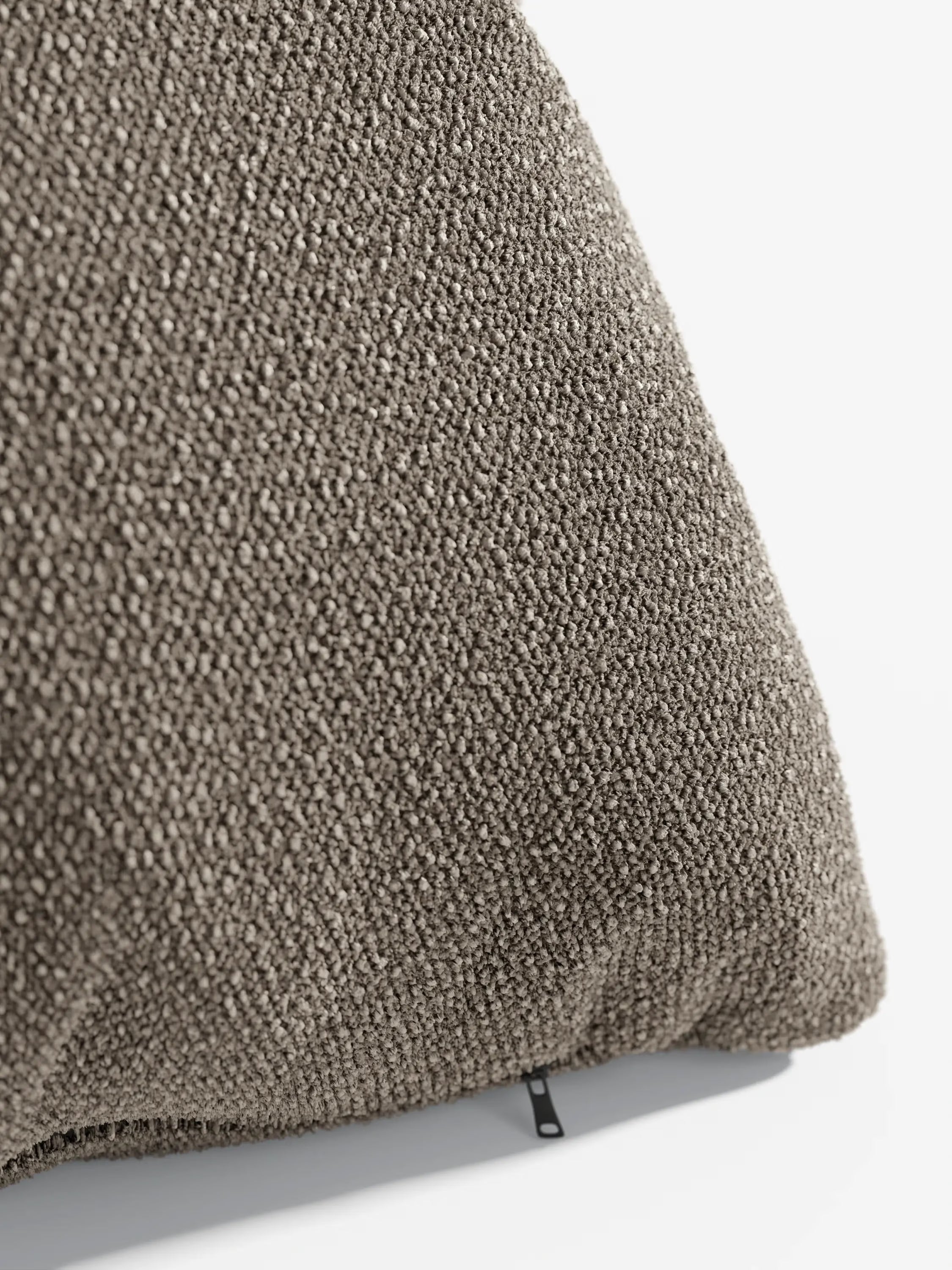 Lambada decorative square padded cushion 45x45 cm in stain-resistant cotton-effect fabric