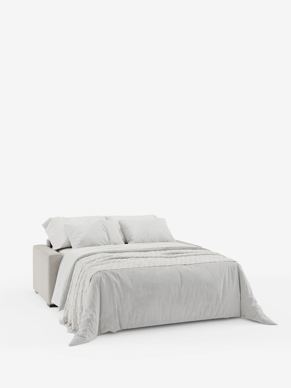 Maximus Divano letto 3 posti e materasso ALTO 20 cm - Poggiatesta reclinabili in tessuto smacchiabile Oeko-Tex