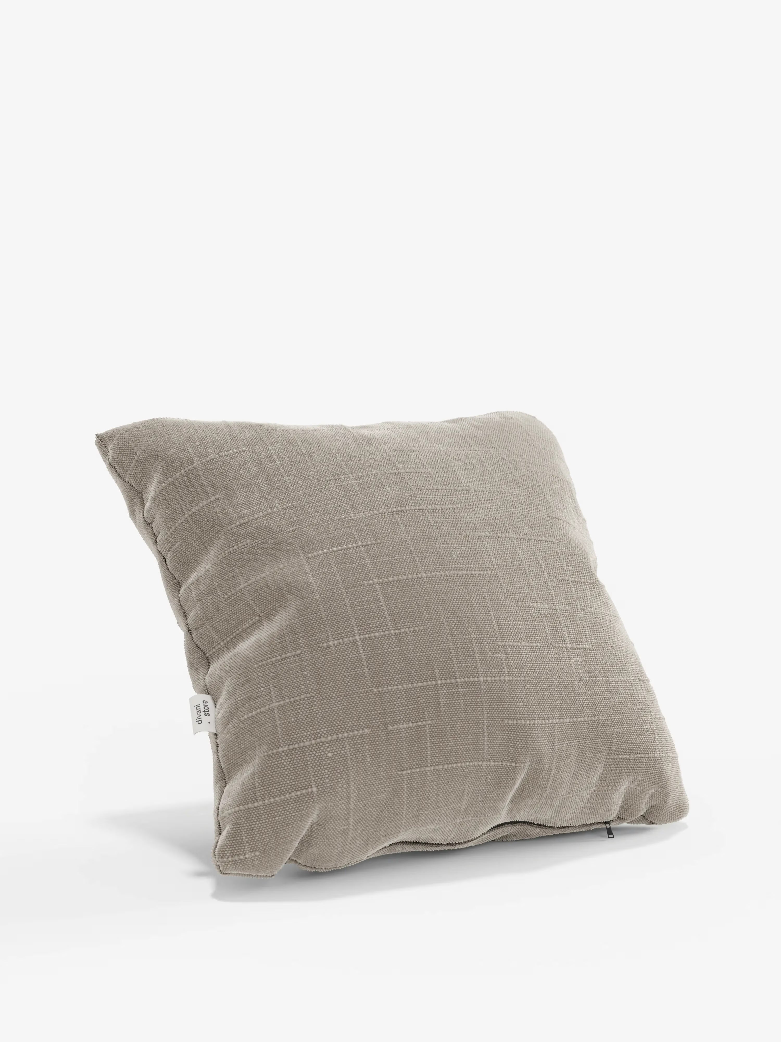 Kimono Decorative square padded cushion 45x45 in stain-resistant and water-repellent jacquard fabric