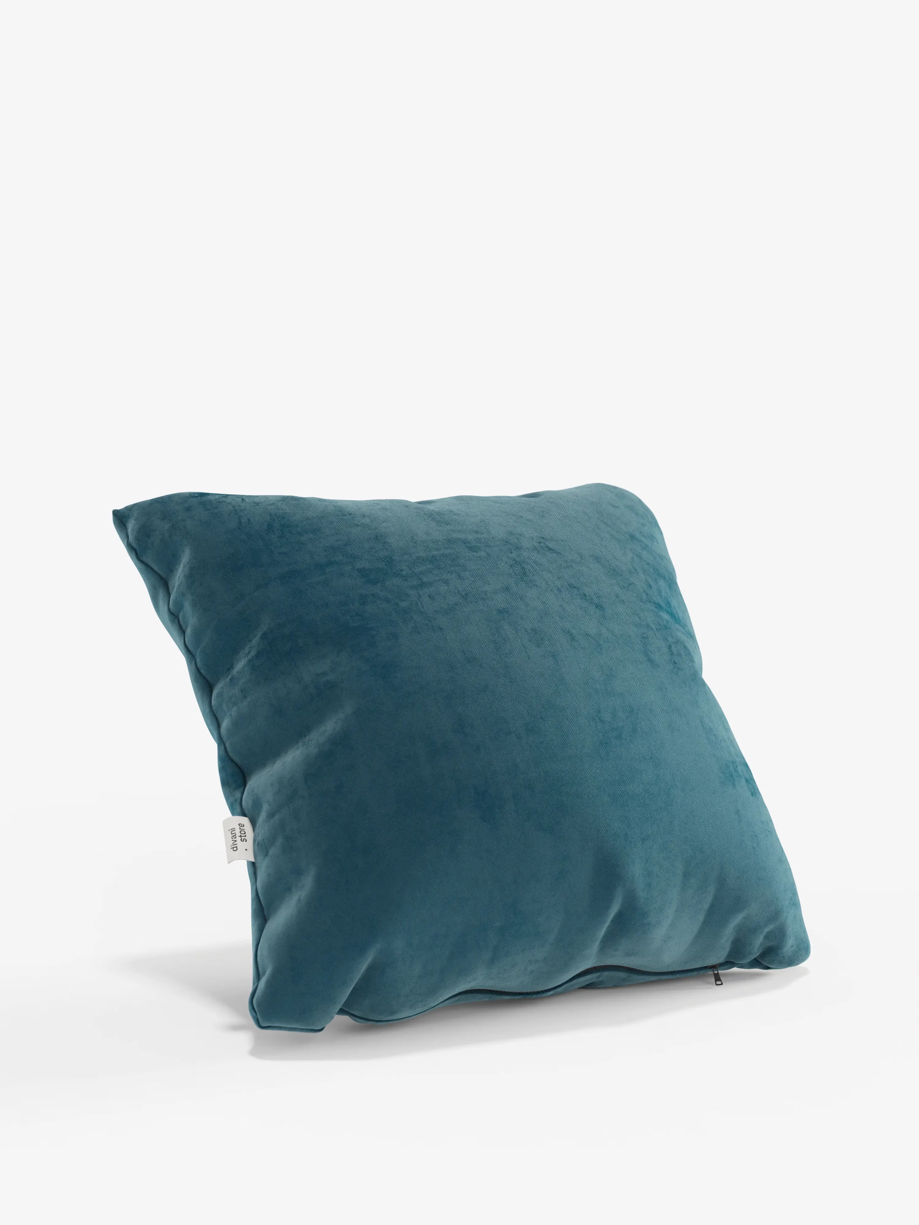 Gioiello Cuscino imbottito decorativo quadrato 45x45 cm in velluto elegante soft touch smacchiabile