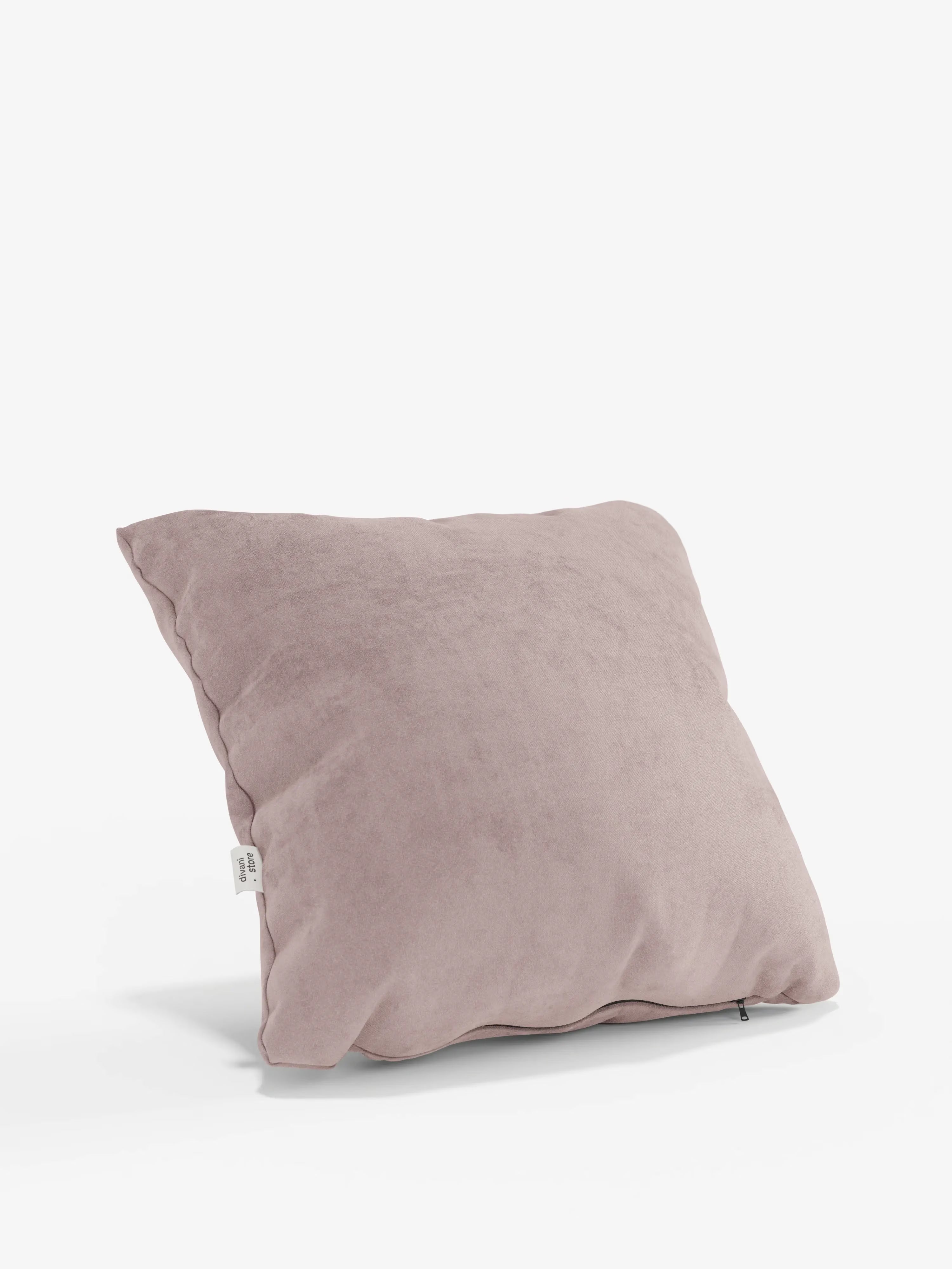 Gioiello Cuscino imbottito decorativo quadrato 45x45 cm in velluto elegante soft touch smacchiabile