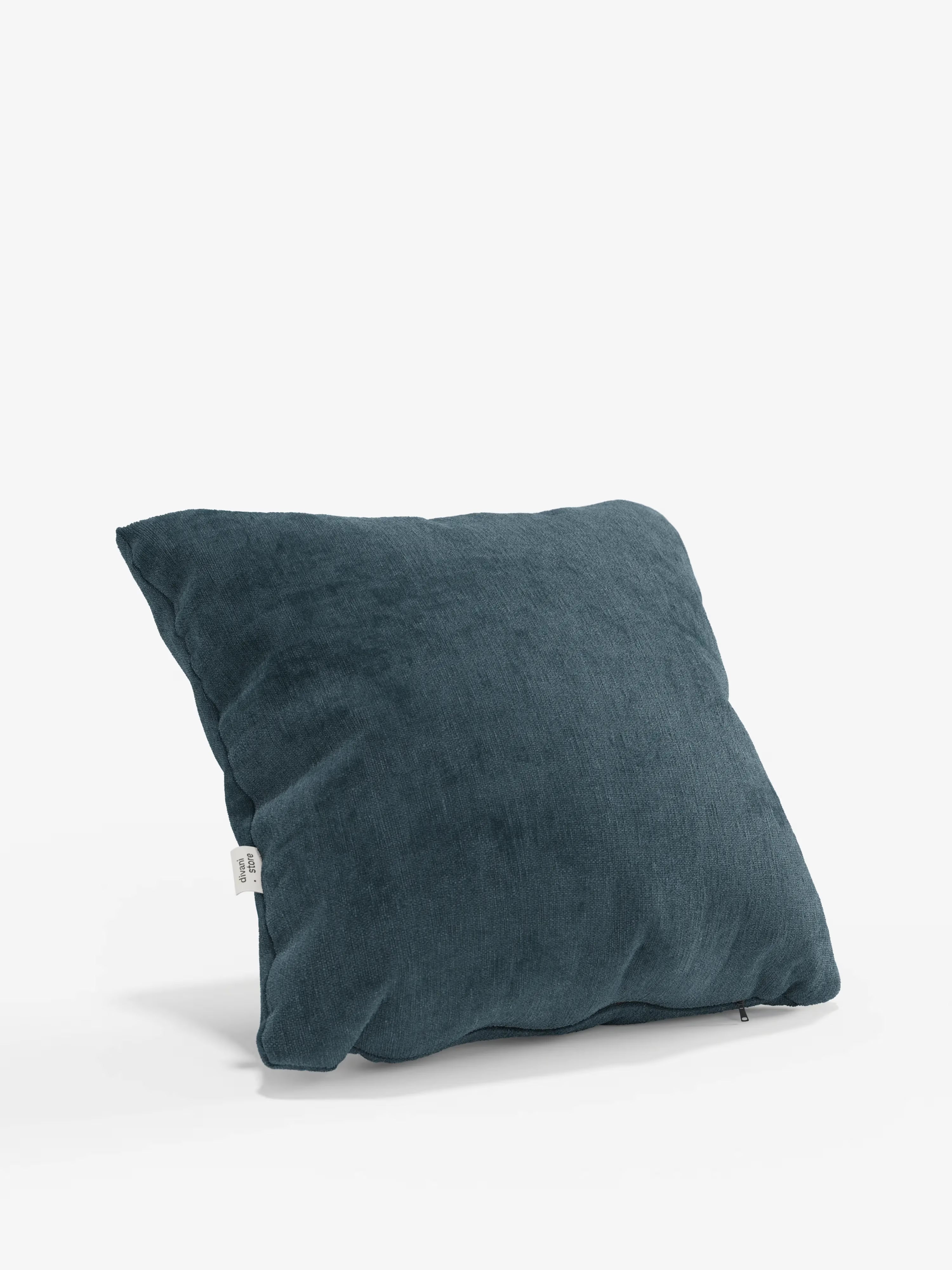 Bolero decorative square padded cushion 45x45 cm in stain-resistant velvet-effect fabric