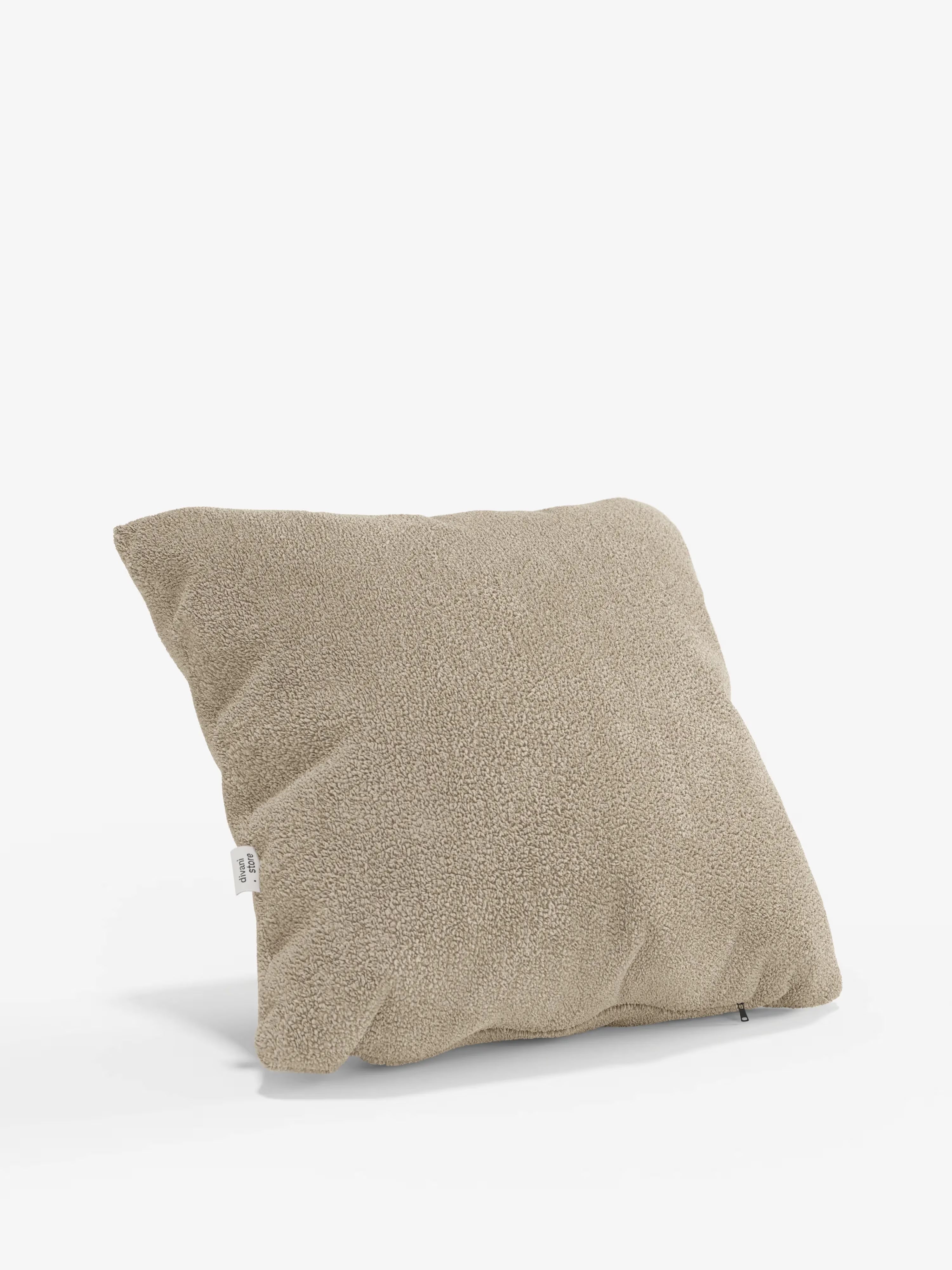 Favola Coussin décoratif carré 45x45 en tissu bouclé détachable – décoratif et design