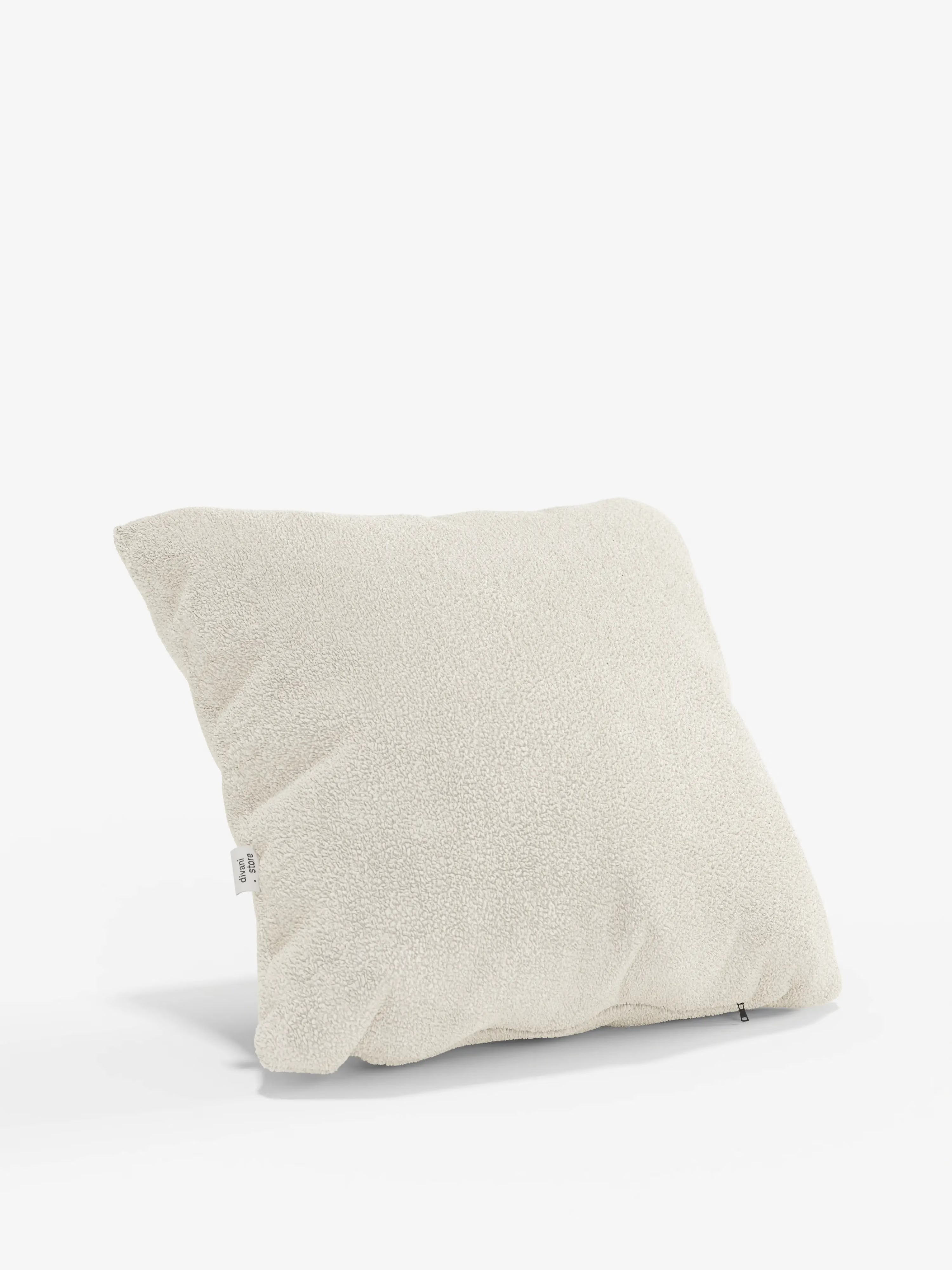 Favola Coussin décoratif carré 45x45 en tissu bouclé détachable – décoratif et design