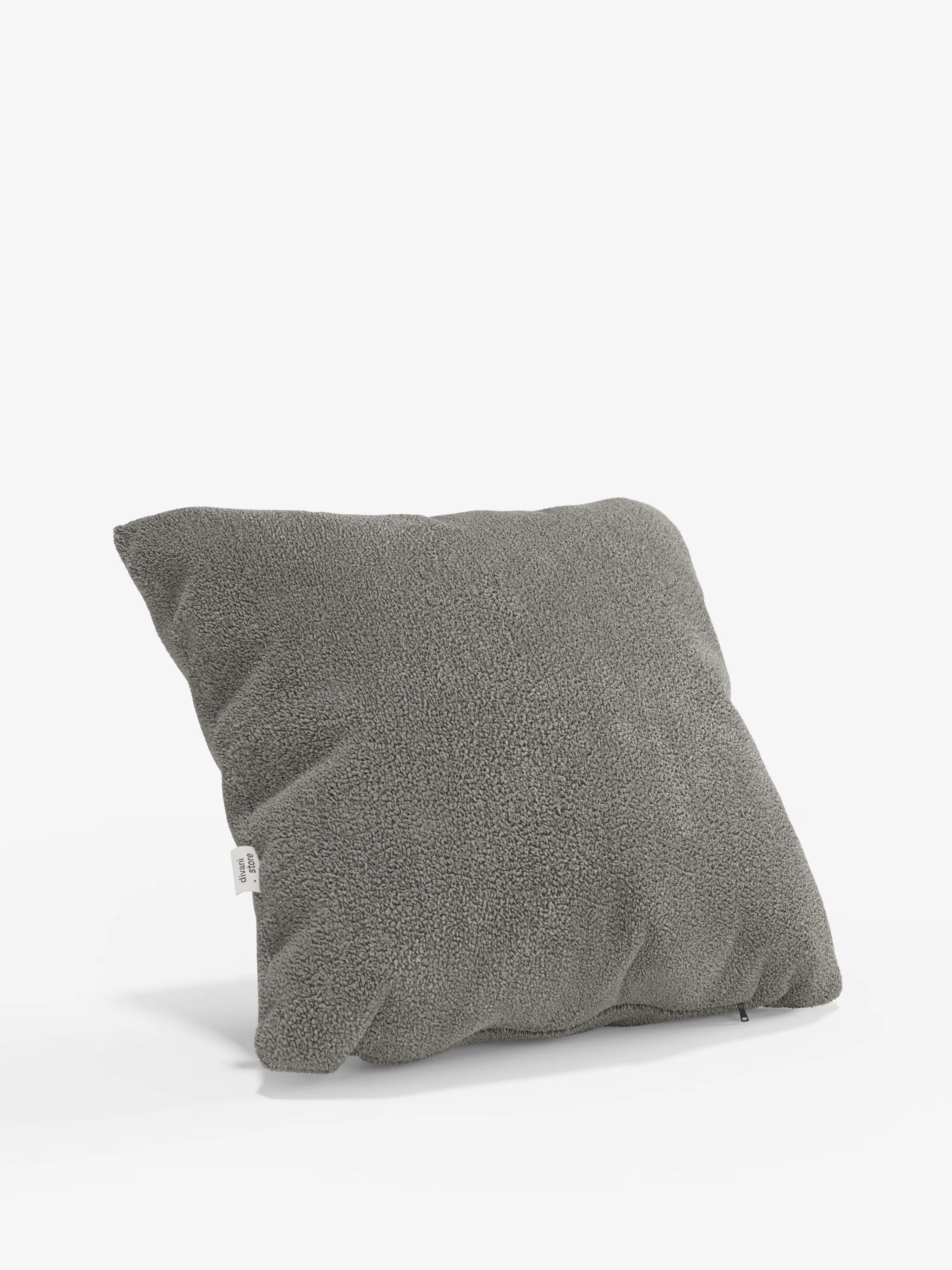 Favola Coussin décoratif carré 45x45 en tissu bouclé détachable – décoratif et design