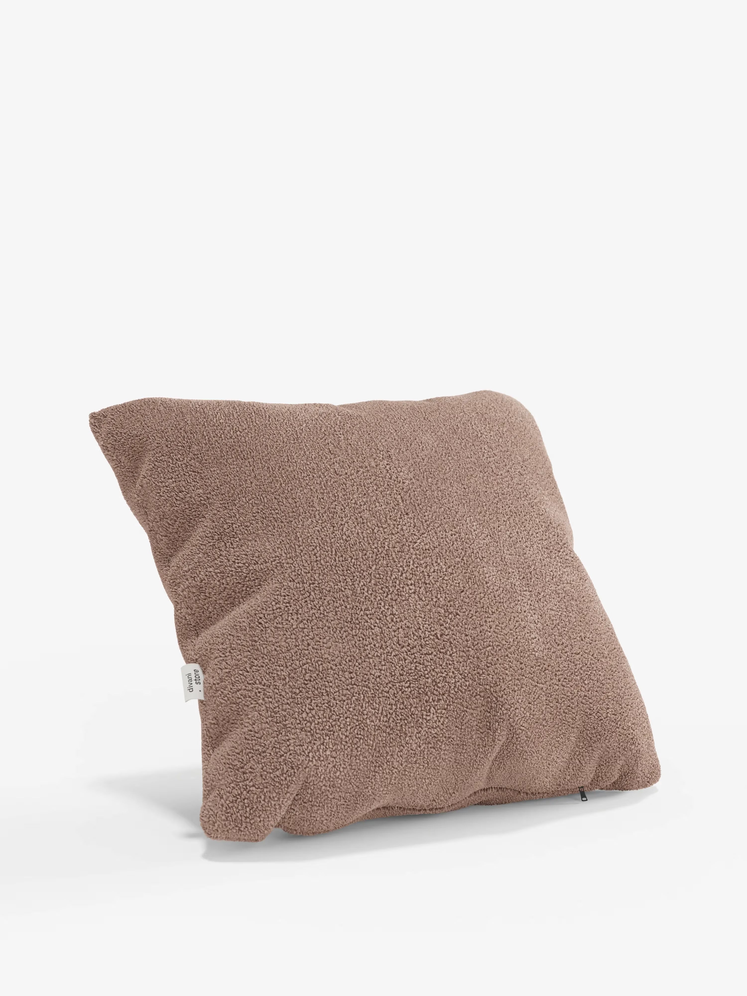 Favola Coussin décoratif carré 45x45 en tissu bouclé détachable – décoratif et design