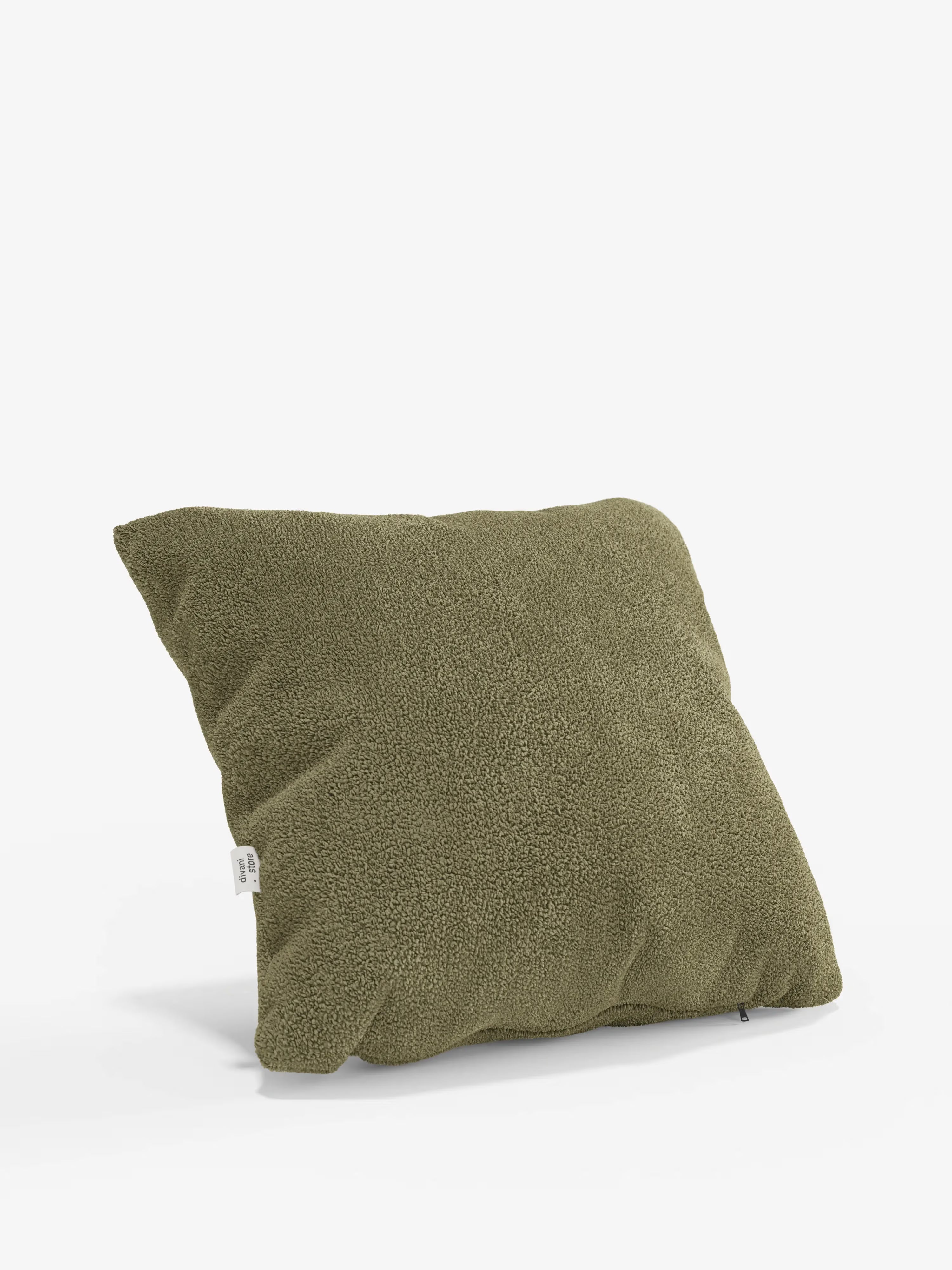 Favola Coussin décoratif carré 45x45 en tissu bouclé détachable – décoratif et design