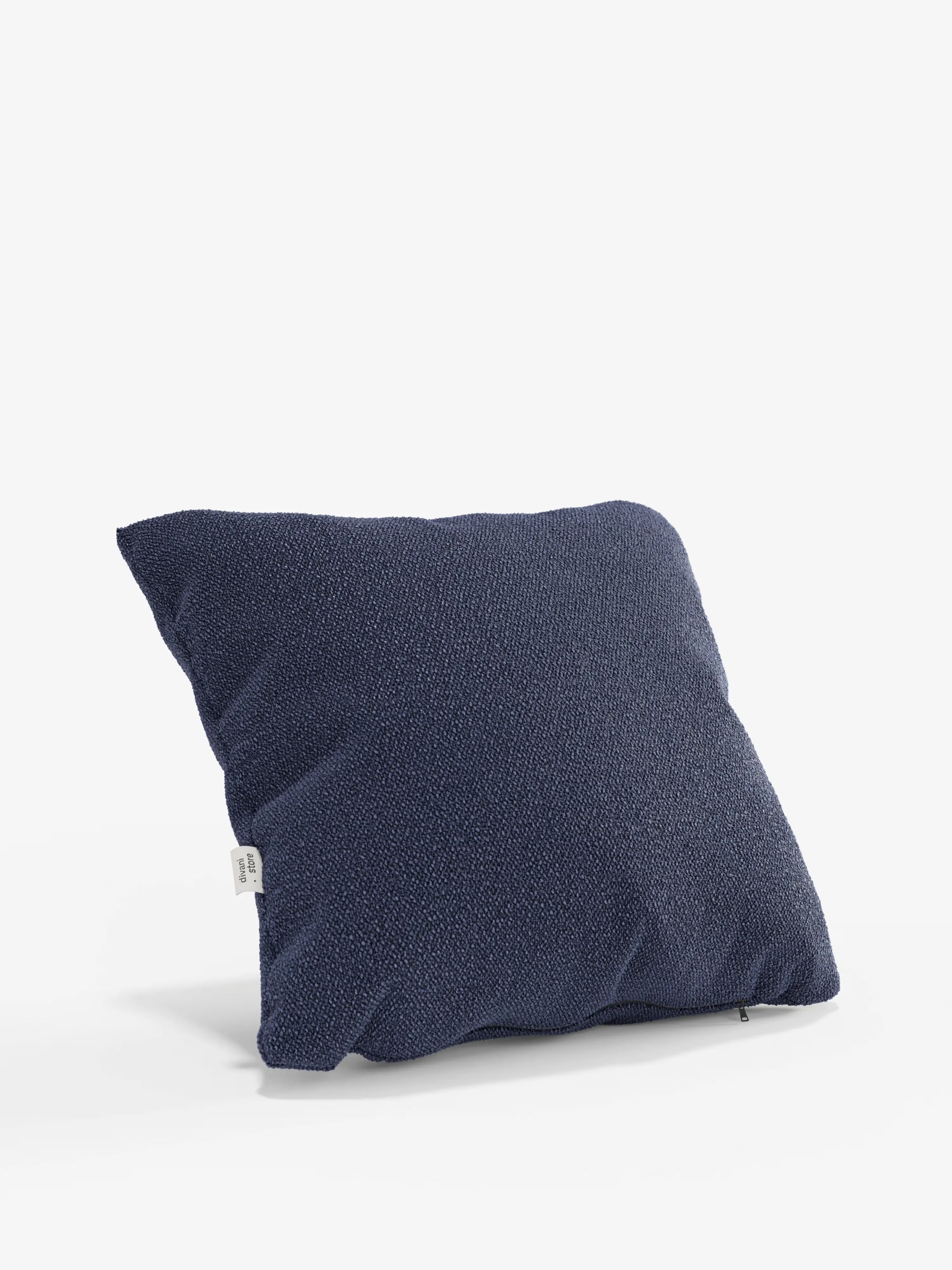 Lambada decorative square padded cushion 45x45 cm in stain-resistant cotton-effect fabric